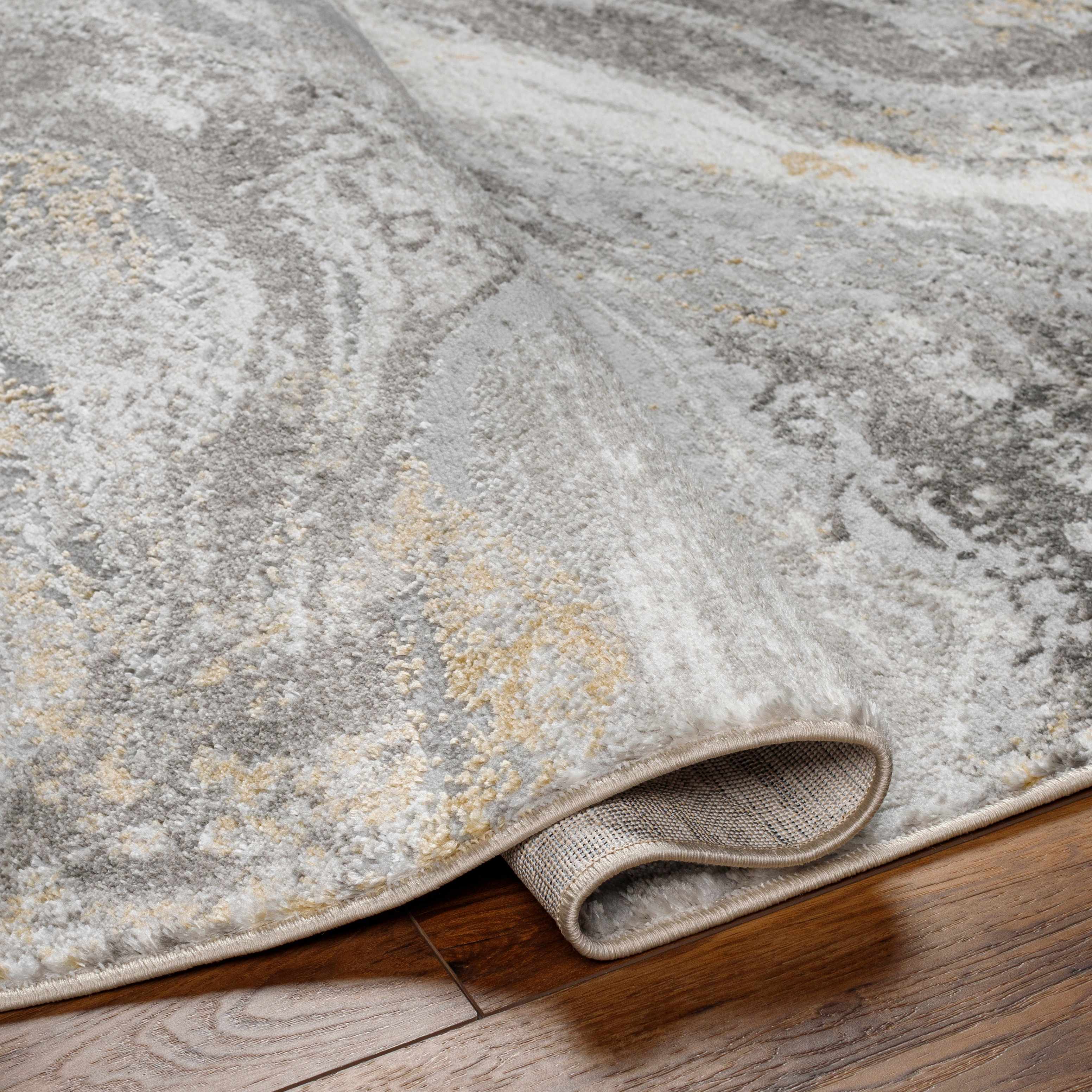 Tess Gray & Brown Marble Area Rug - Clearance - Image 5