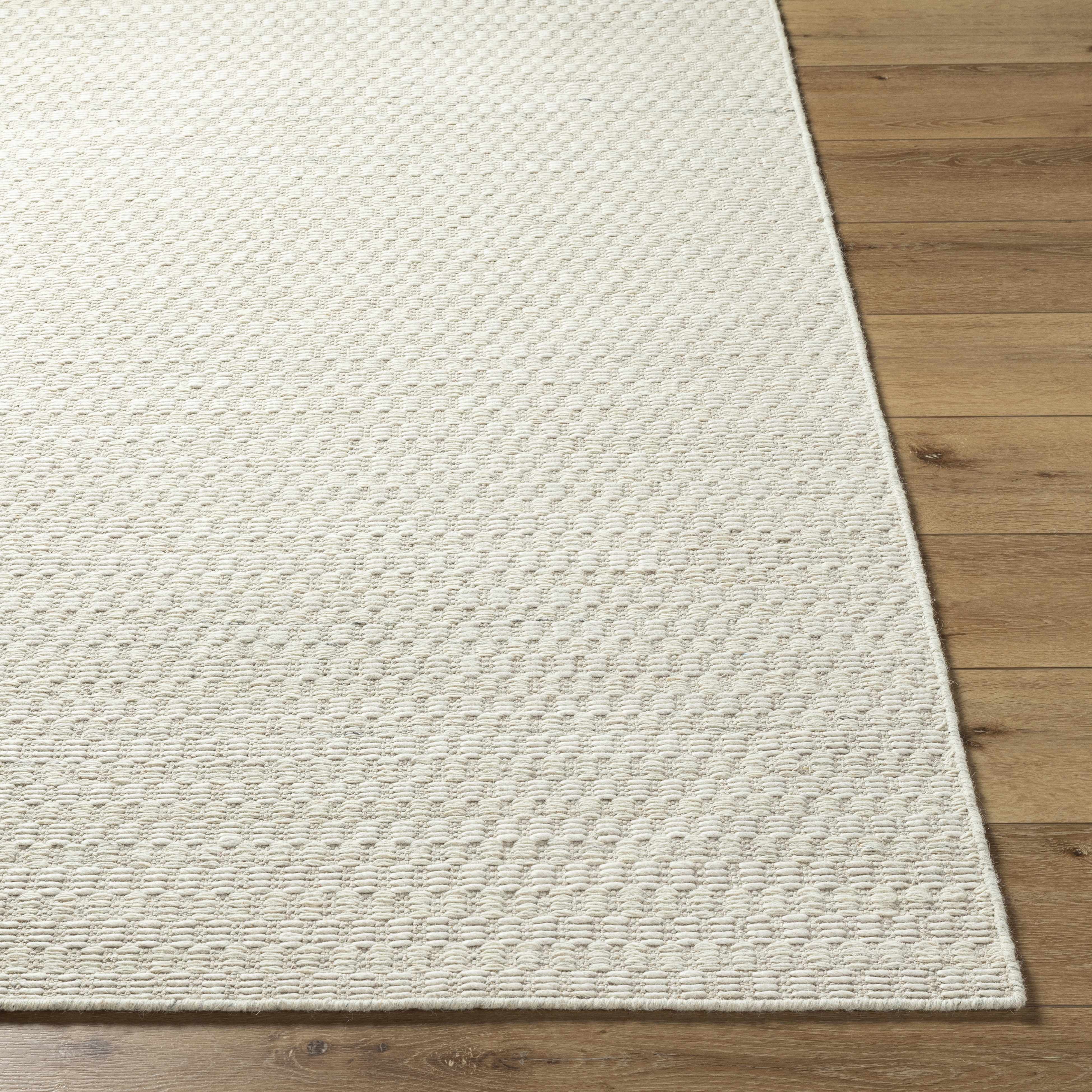 Tevah Siver Wool Rug - Image 4