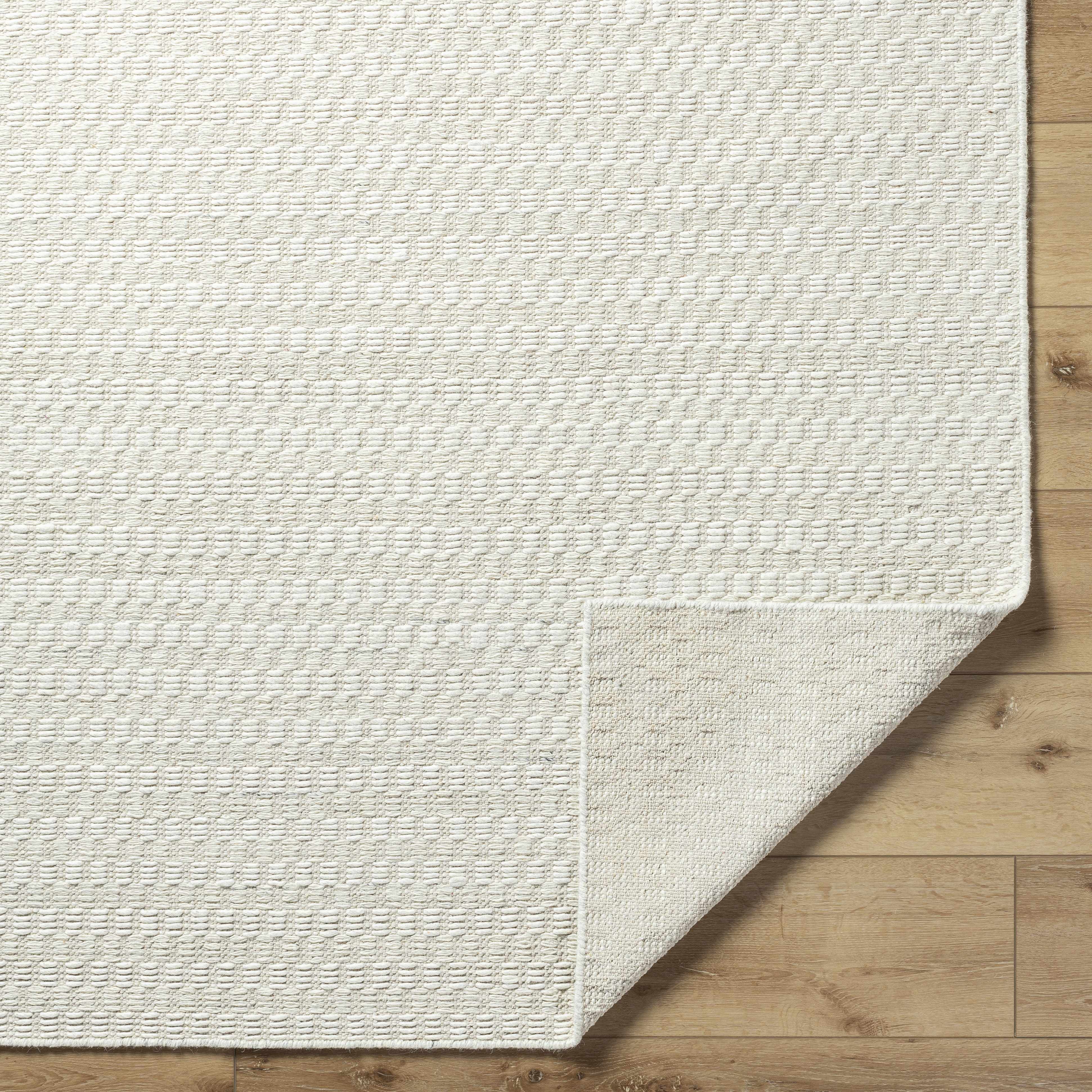 Tevah Siver Wool Rug - Image 5