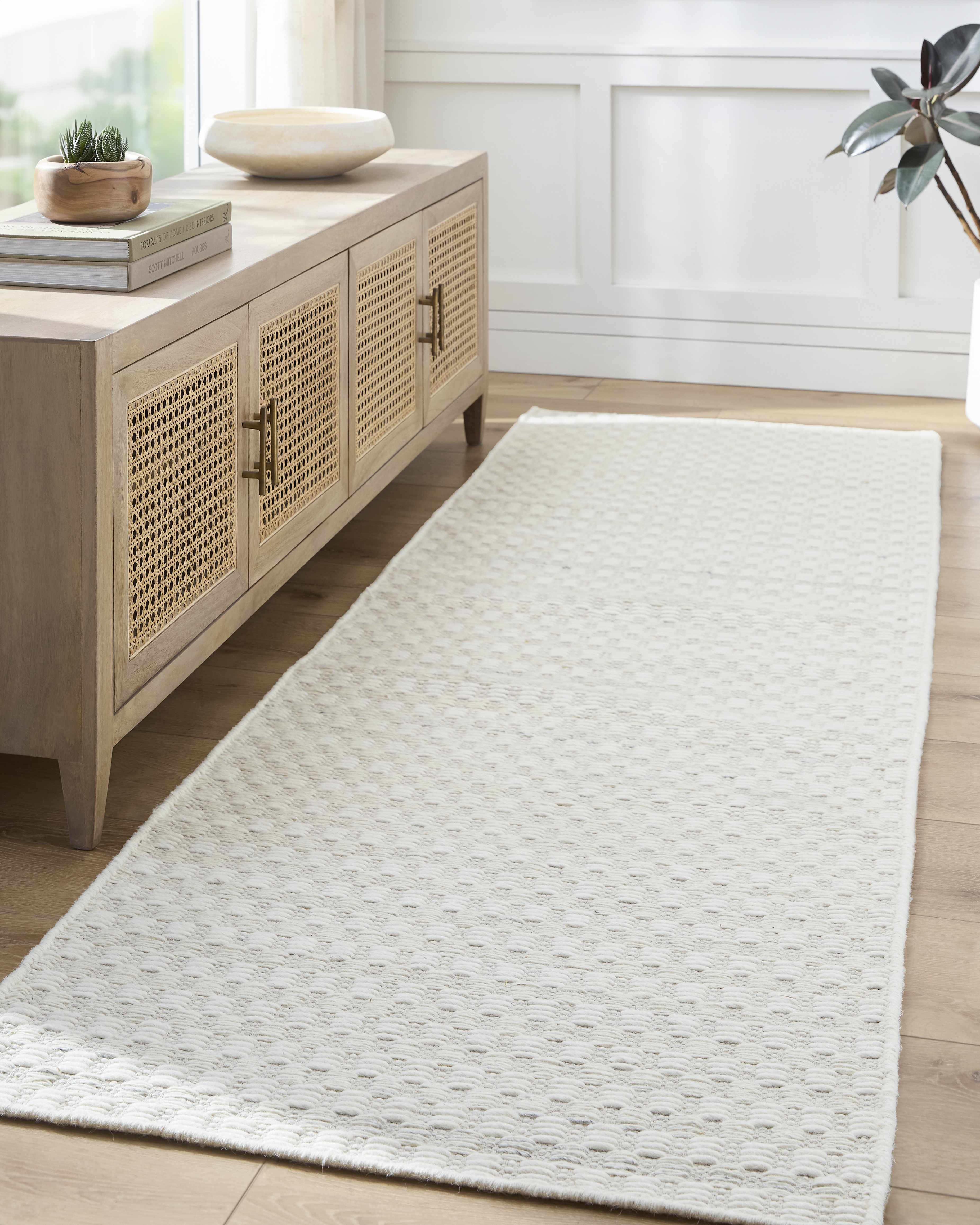 Tevah Siver Wool Rug - Image 8
