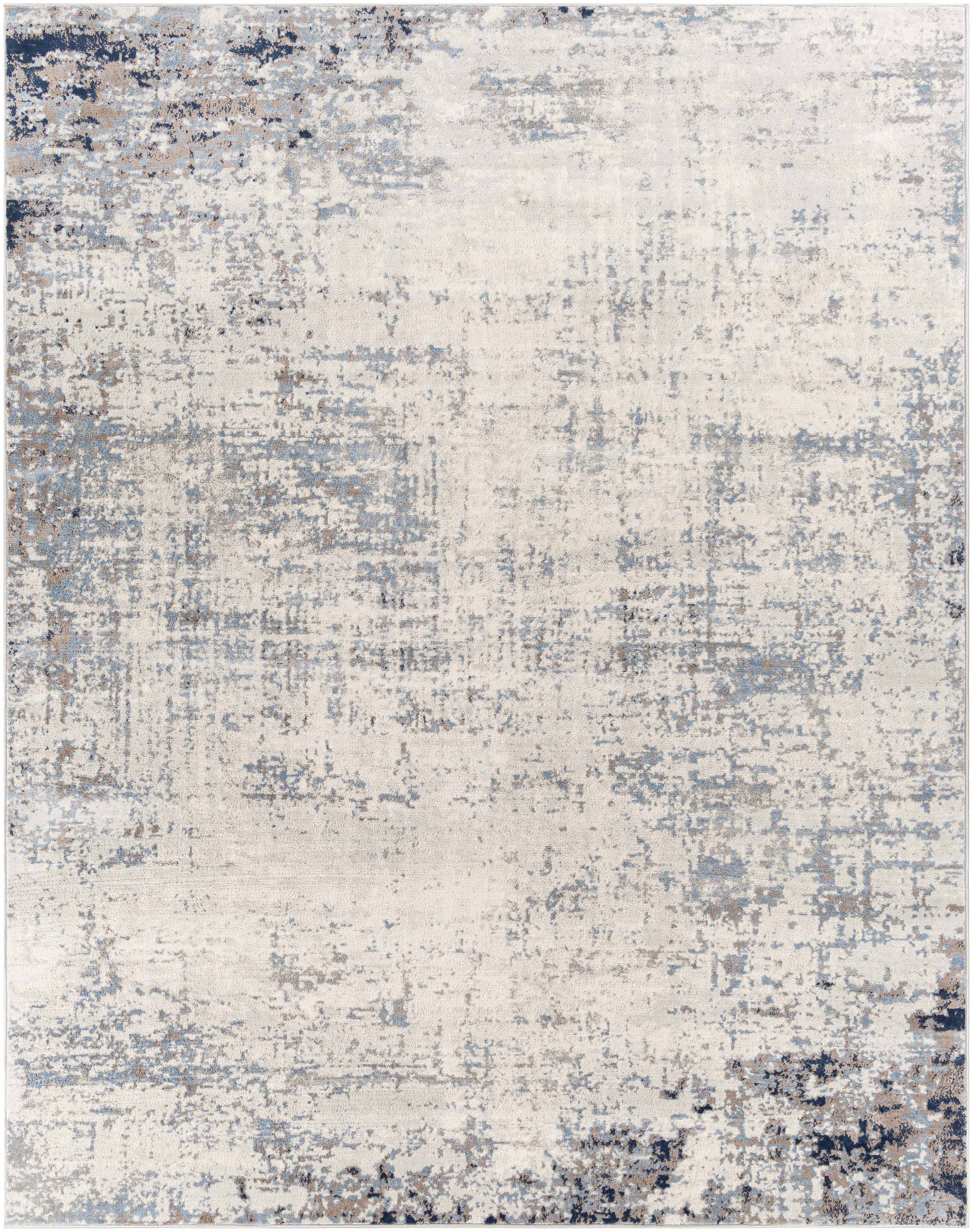 Texanna Abstract Blue/Gray Area Rug - Image 11