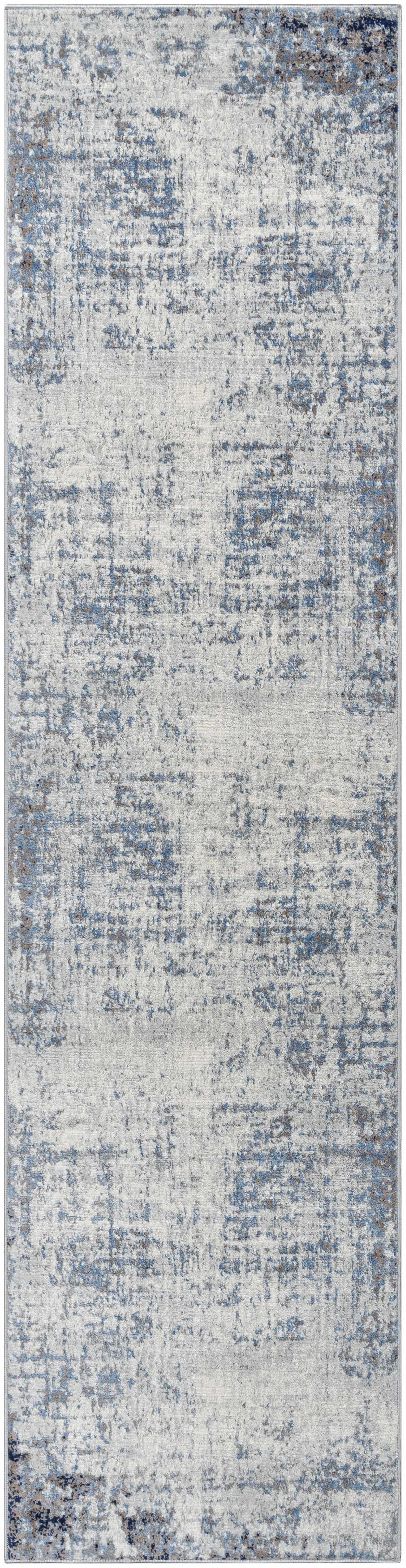 Texanna Abstract Blue/Gray Area Rug - Image 12