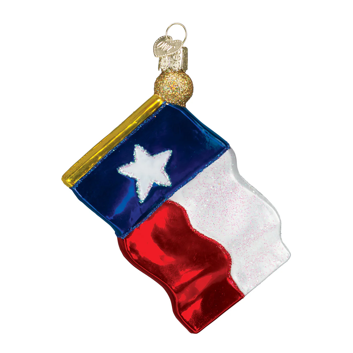 Texas State Flag Christmas Ornament by Old World Christmas - Image 3