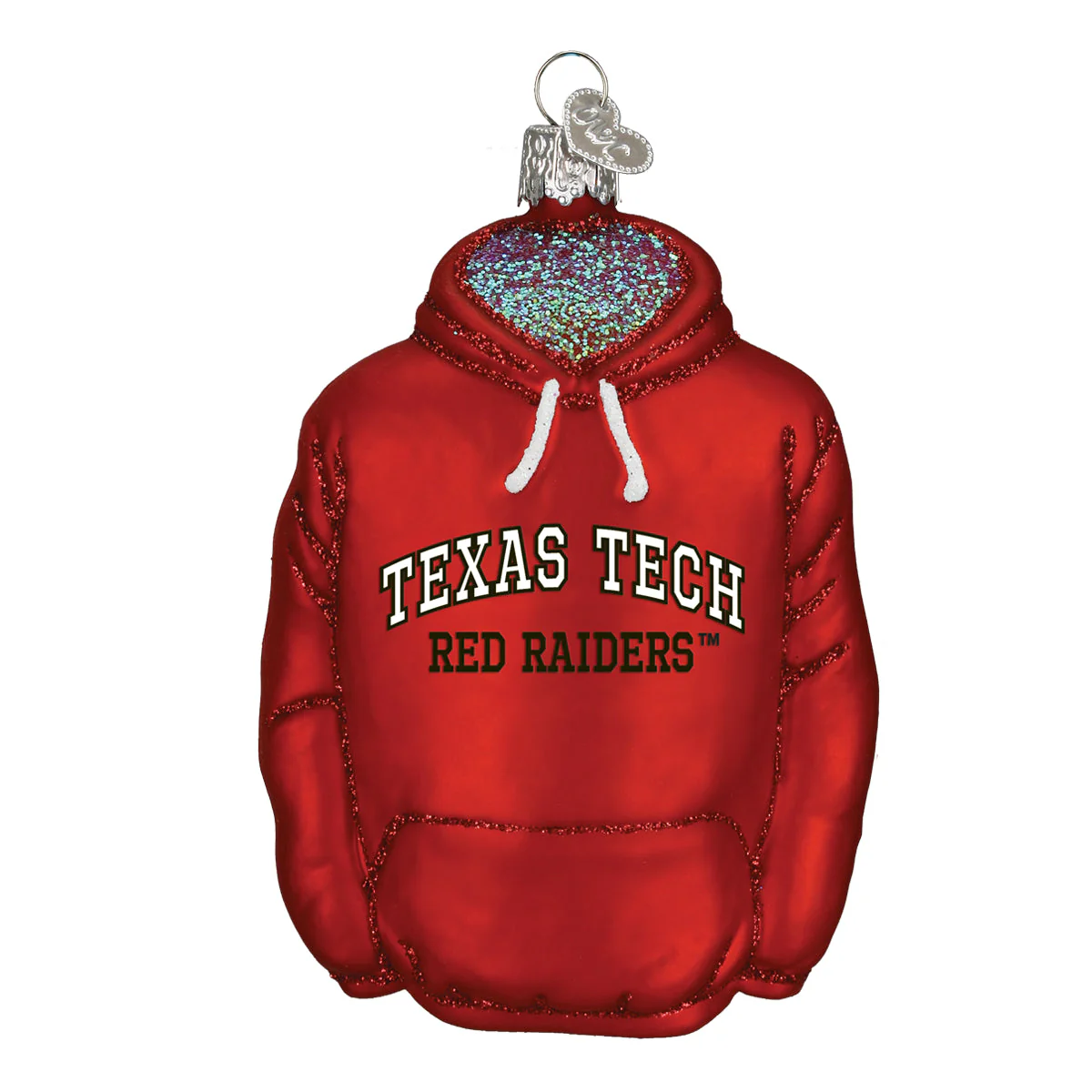 Texas Tech Hoodie Christmas Ornament - Image 3