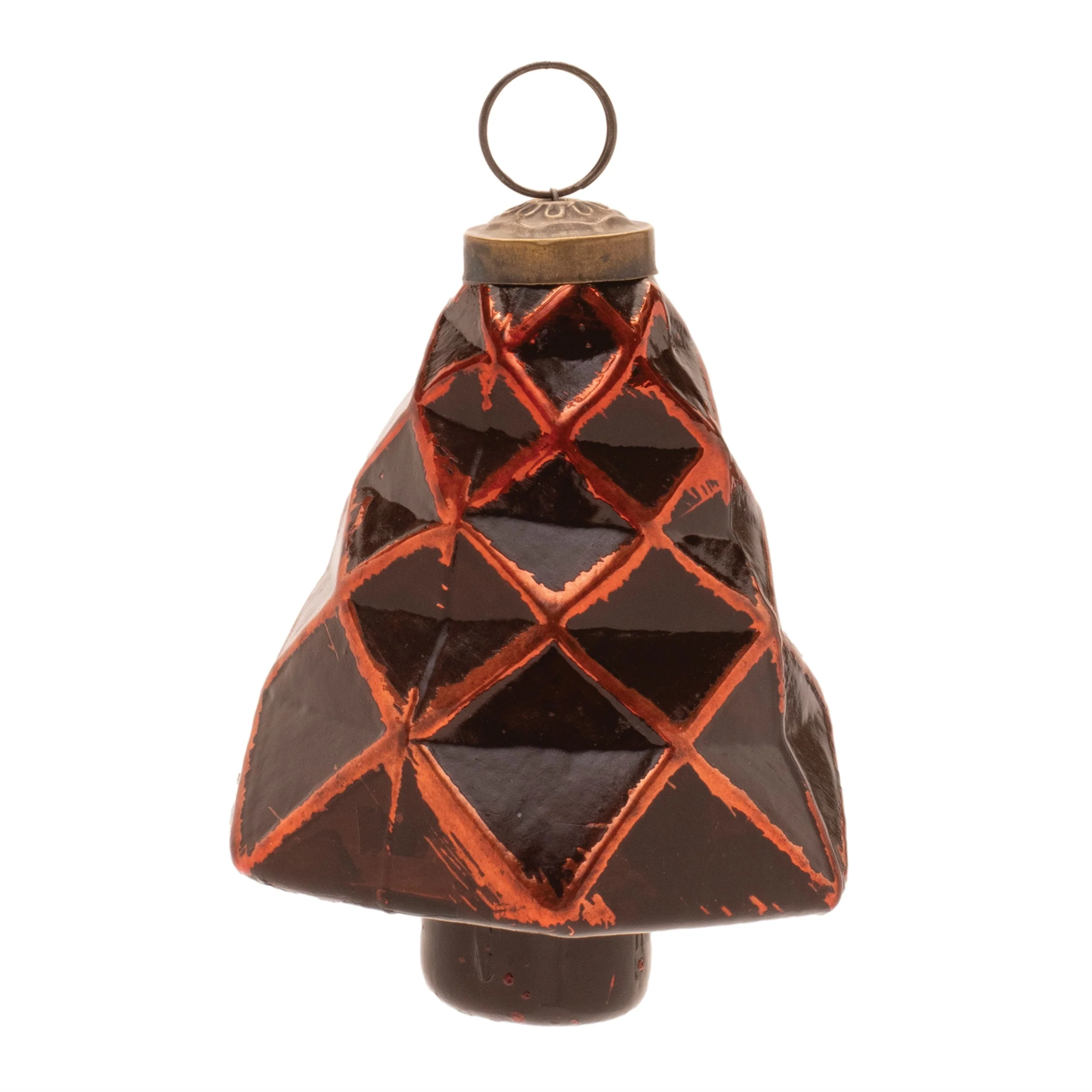 Textured Glass Tree and Onion Ornament (Set of 6) - Image 2