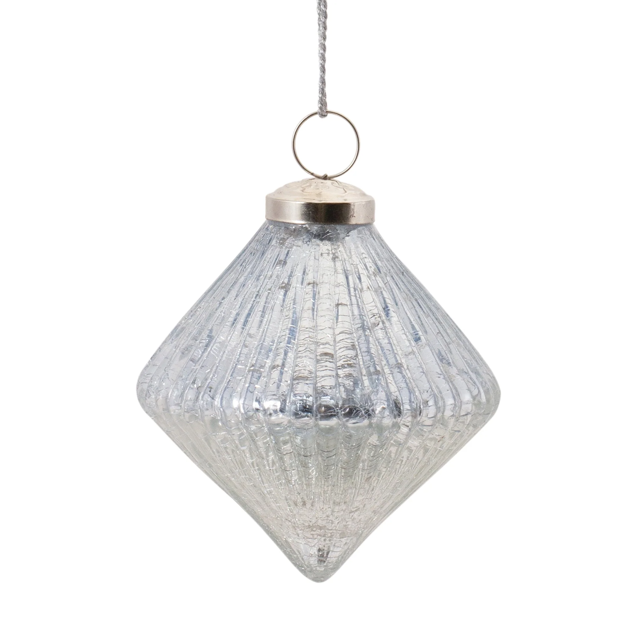 Textured Mercury Glass Ornament (Set of 6) - Image 3