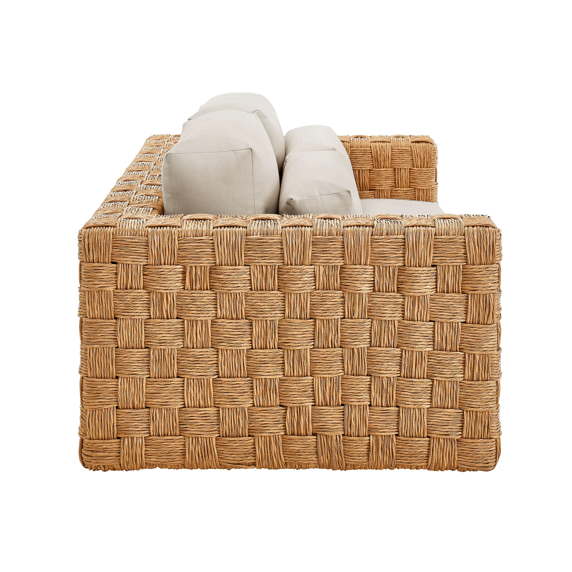 Thames Outdoor Patio Wicker Loveseat by Modway - Image 4