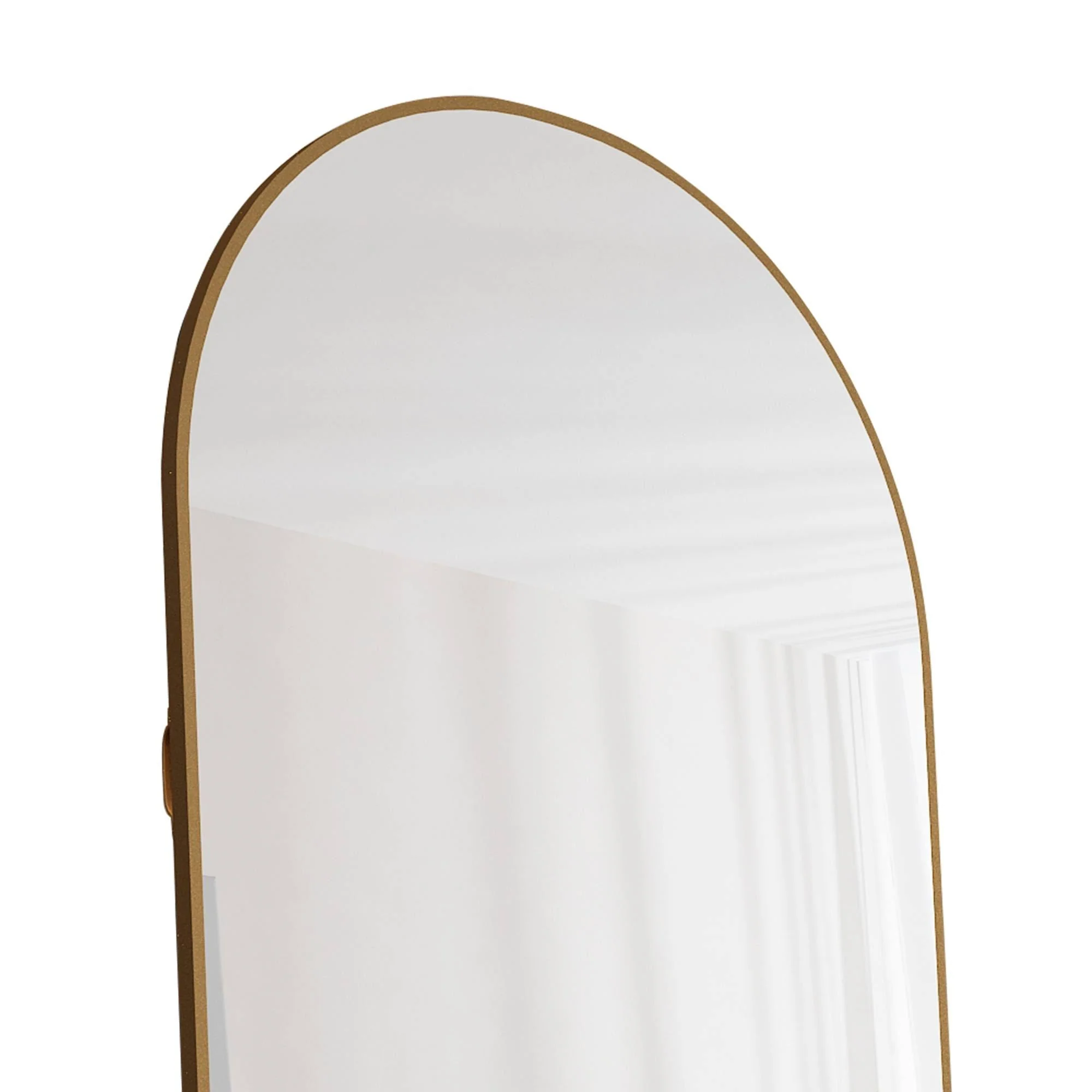 The 4th Generation Floor Mounted Full Length Mirror with Gold Frame - Image 12