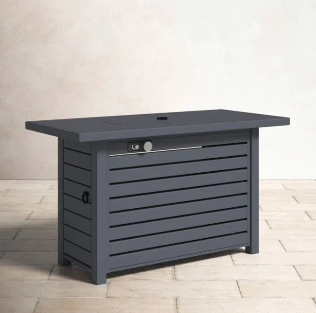 The 50,000 BTU Stainless Steel Fire Pit Table with Lid - Image 5
