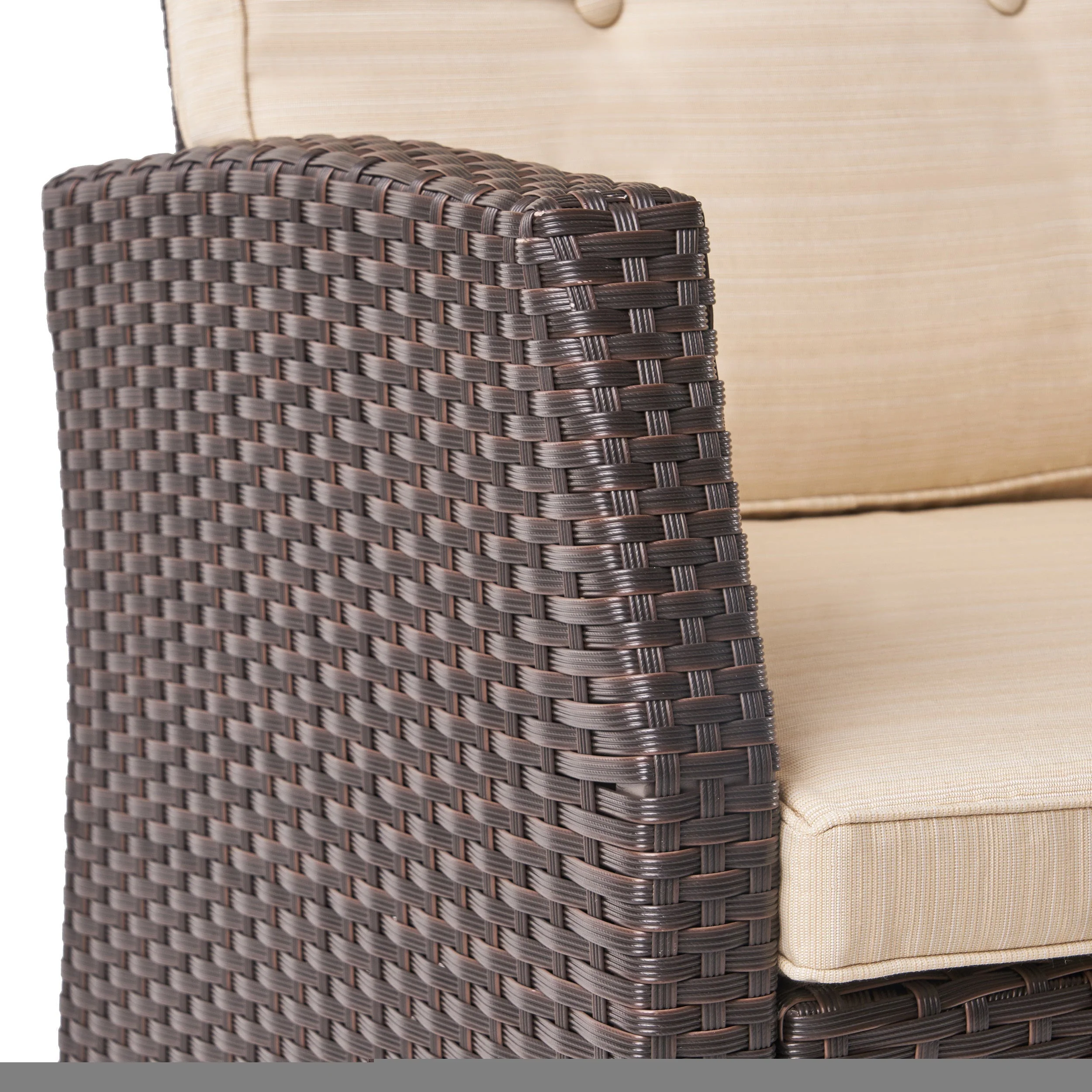 The All-Weather Steel-Framed Three-Seater Patio Sofa - Image 13