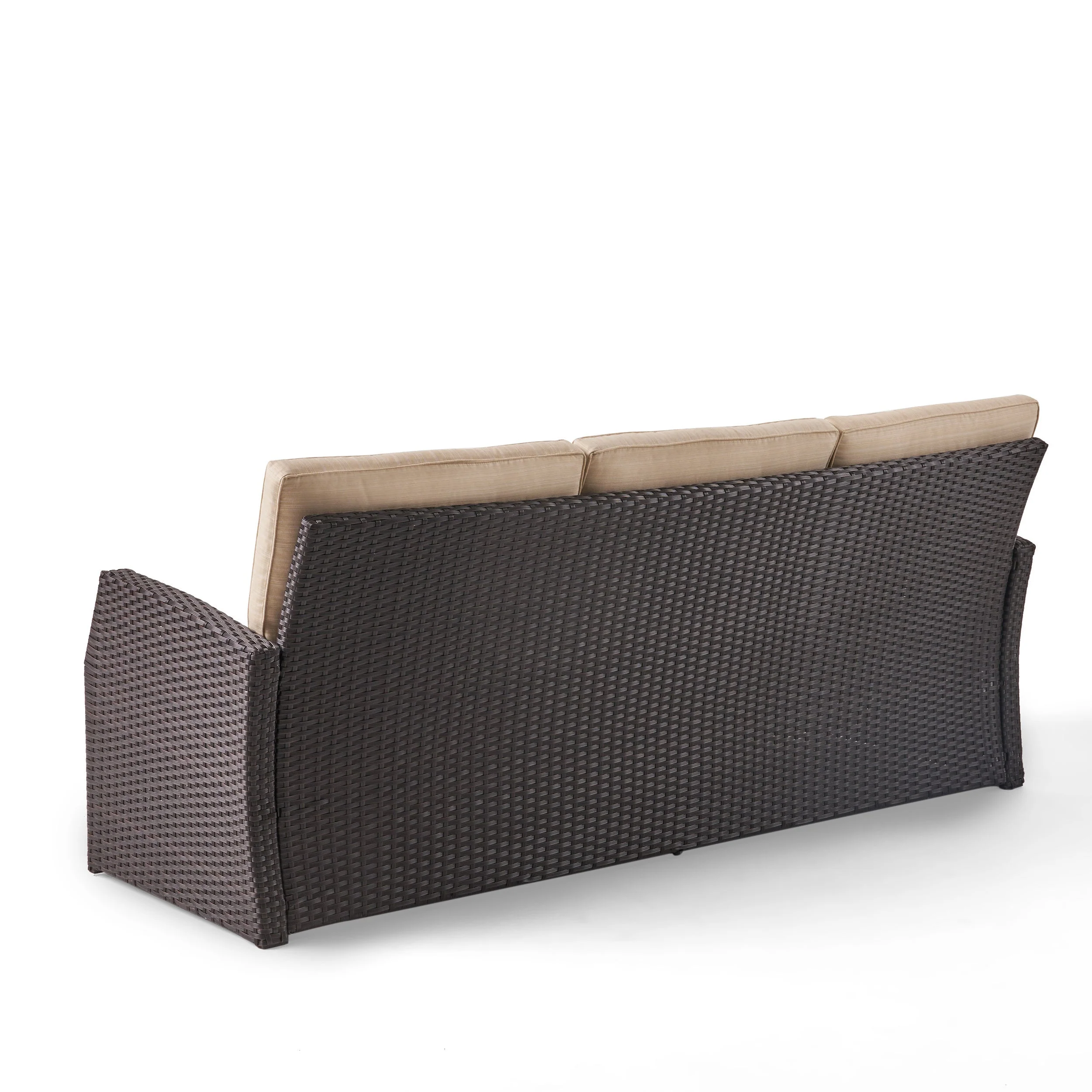 The All-Weather Steel-Framed Three-Seater Patio Sofa - Image 8