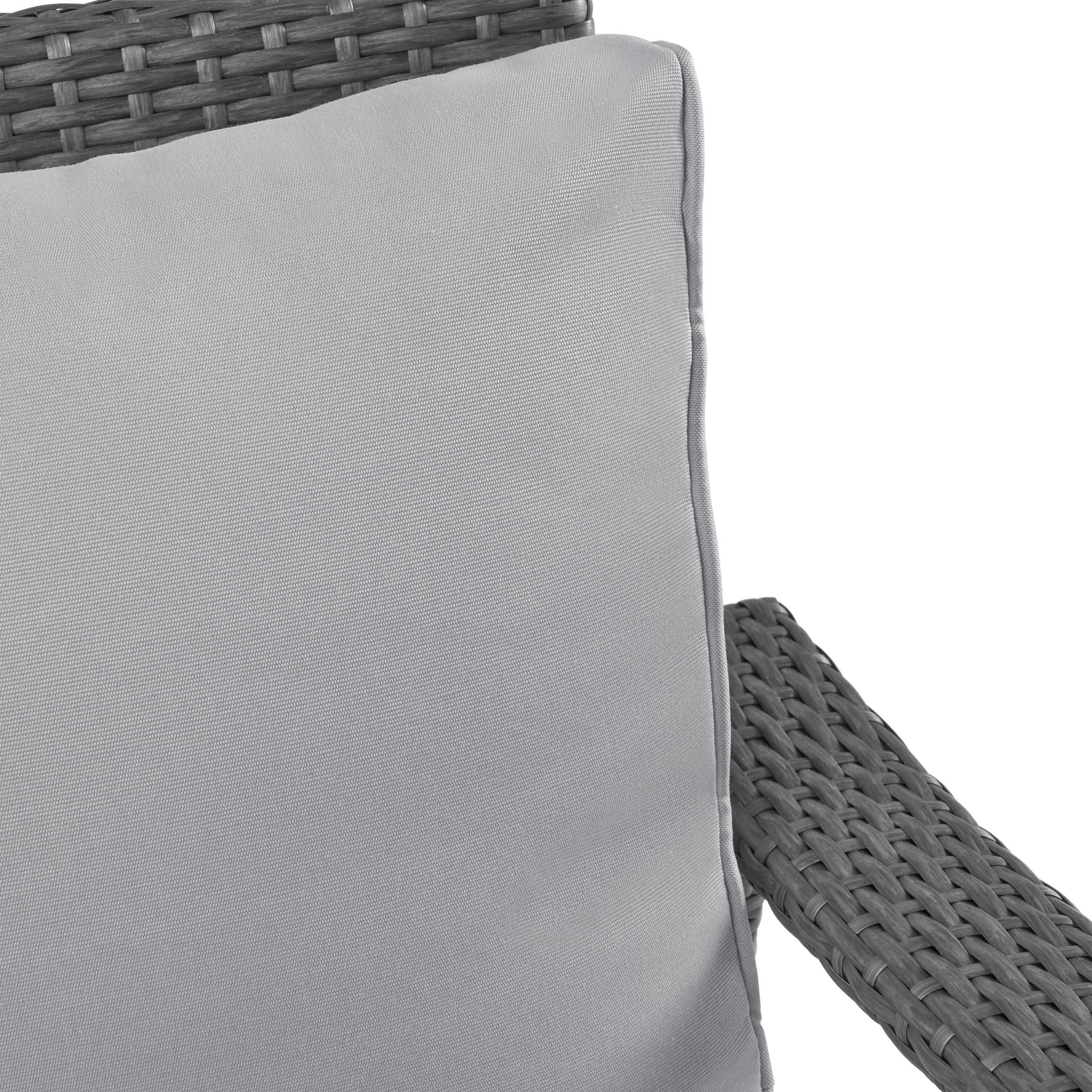 The Contoured All-Weather Wicker Loveseat by Christopher Knight Home - Image 10