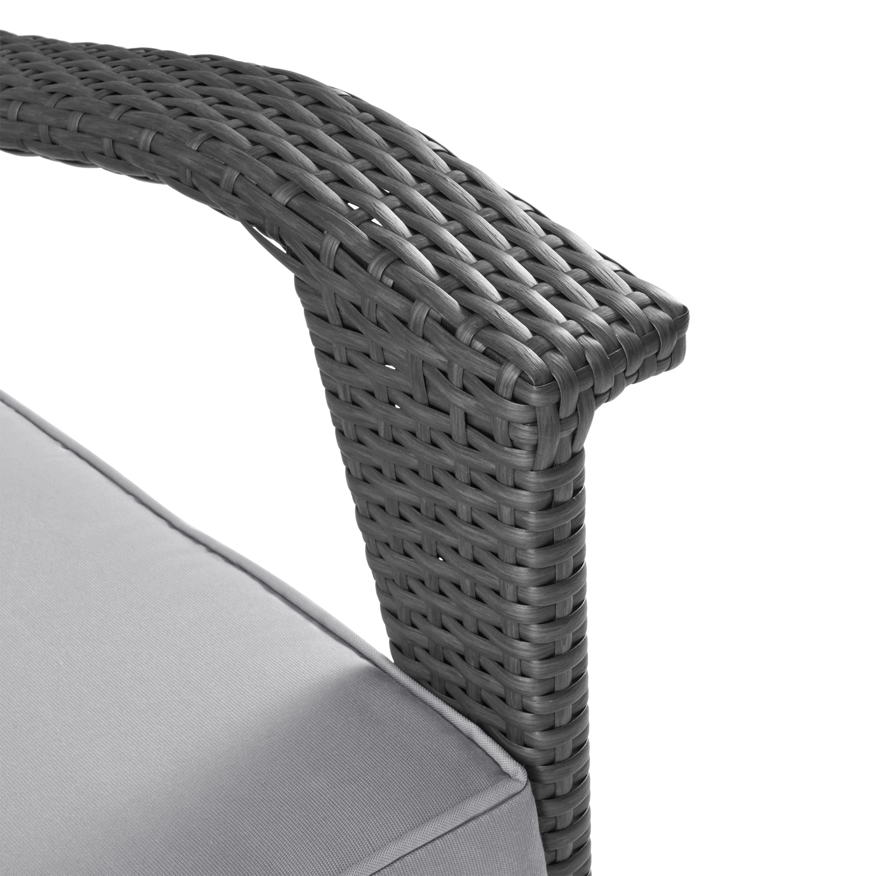 The Contoured All-Weather Wicker Loveseat by Christopher Knight Home - Image 11