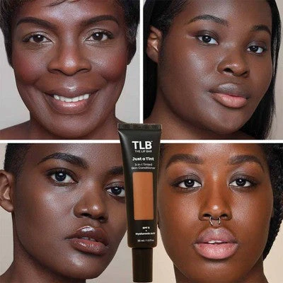 The Lip Bar Just a Tint 3-in-1 Tinted Skin Conditioner SPF 11 Mahogany Mami 1 fl oz - New - Image 3