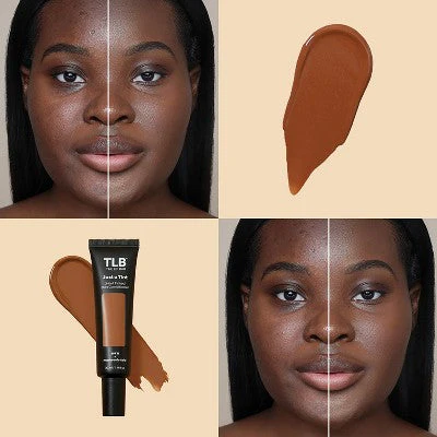 The Lip Bar Just a Tint 3-in-1 Tinted Skin Conditioner SPF 11 Mahogany Mami 1 fl oz - New - Image 4