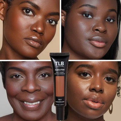 The Lip Bar Just a Tint 3-in-1 Tinted Skin Conditioner SPF 11 Mahogany Mami 1 fl oz - New - Image 6