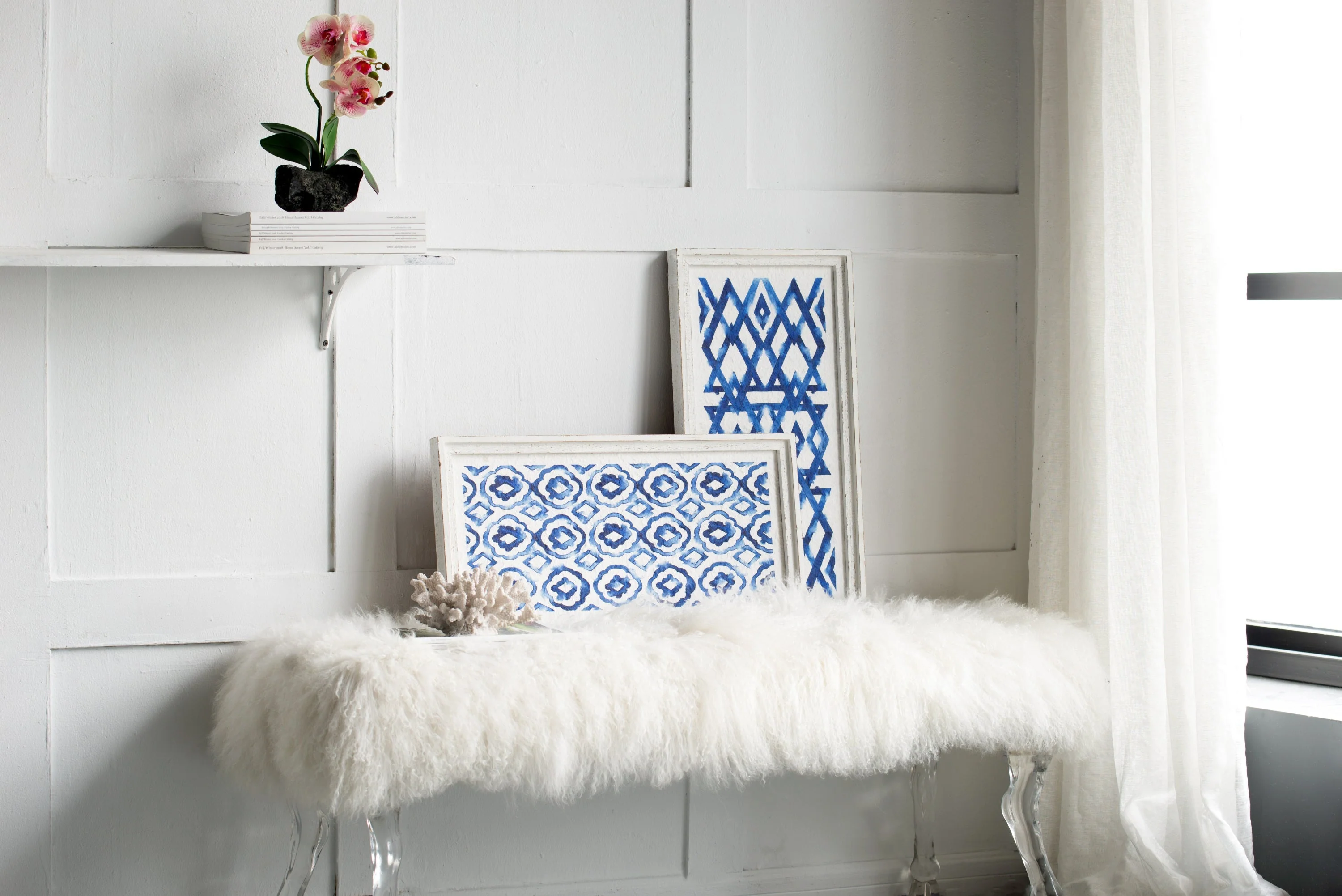The Mariner’s Motif™ – Set of Coordinated Indigo Panels - Image 7