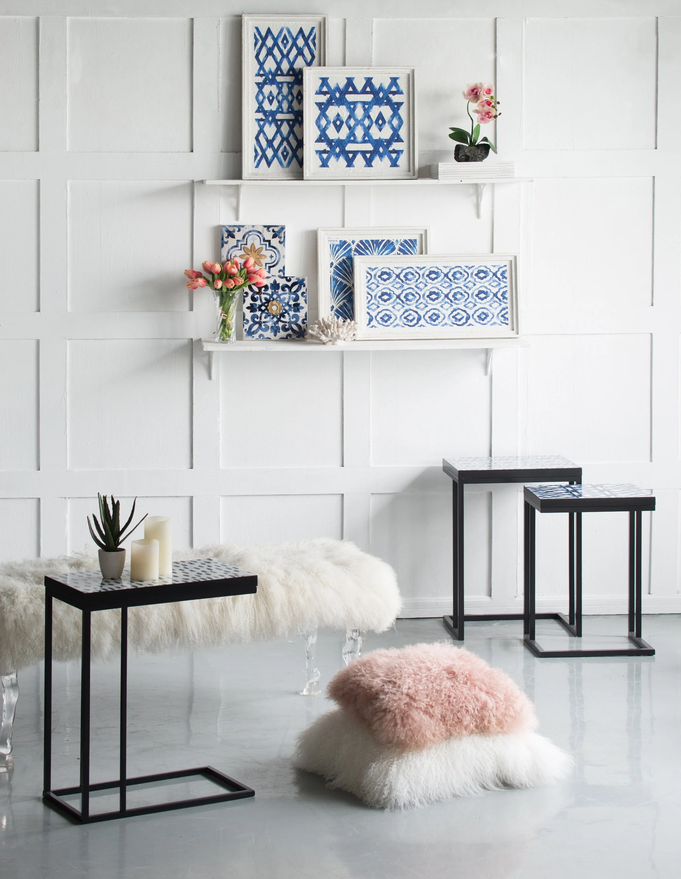 The Mariner’s Motif™ – Set of Coordinated Indigo Panels - Image 9