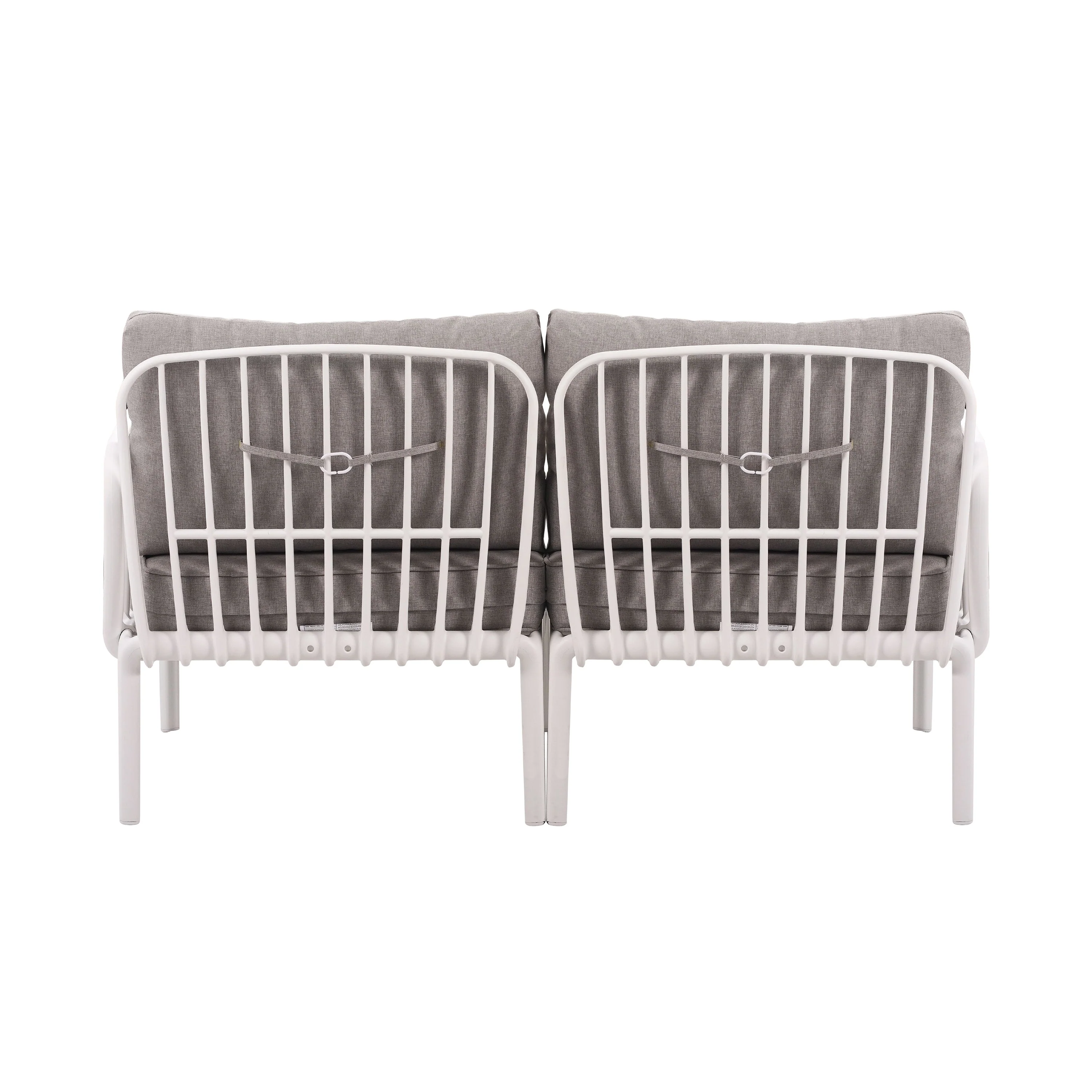 The Sleek All-Weather Resin Outdoor Loveseat and Coffee Table Set - Image 11