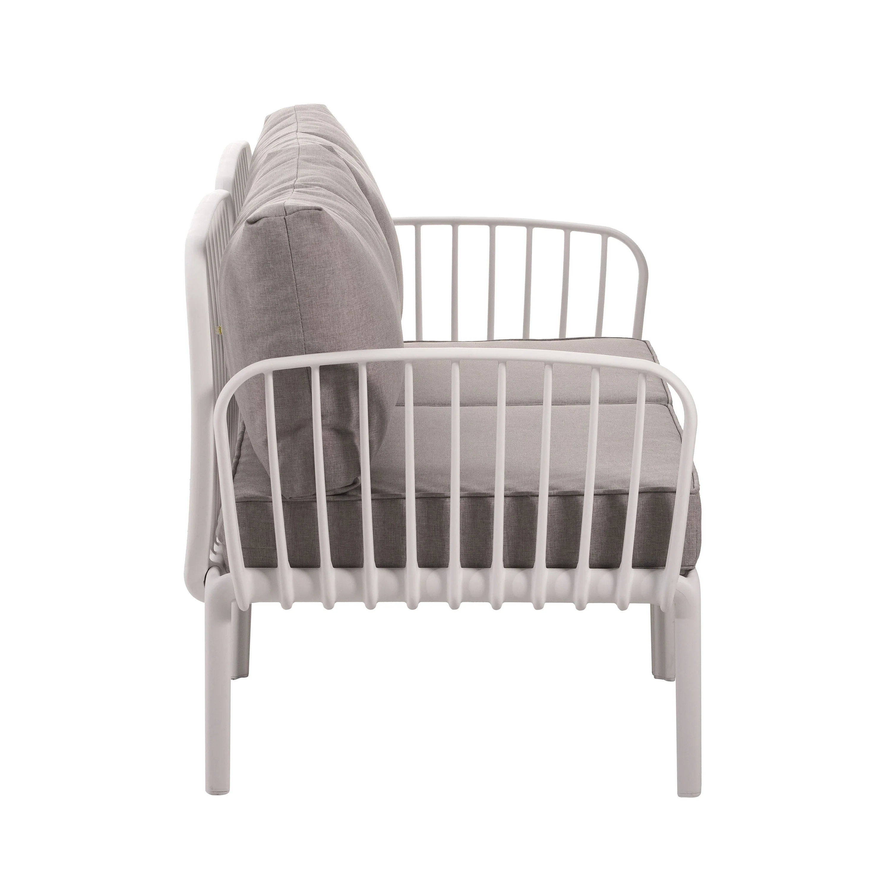 The Sleek All-Weather Resin Outdoor Loveseat and Coffee Table Set - Image 7