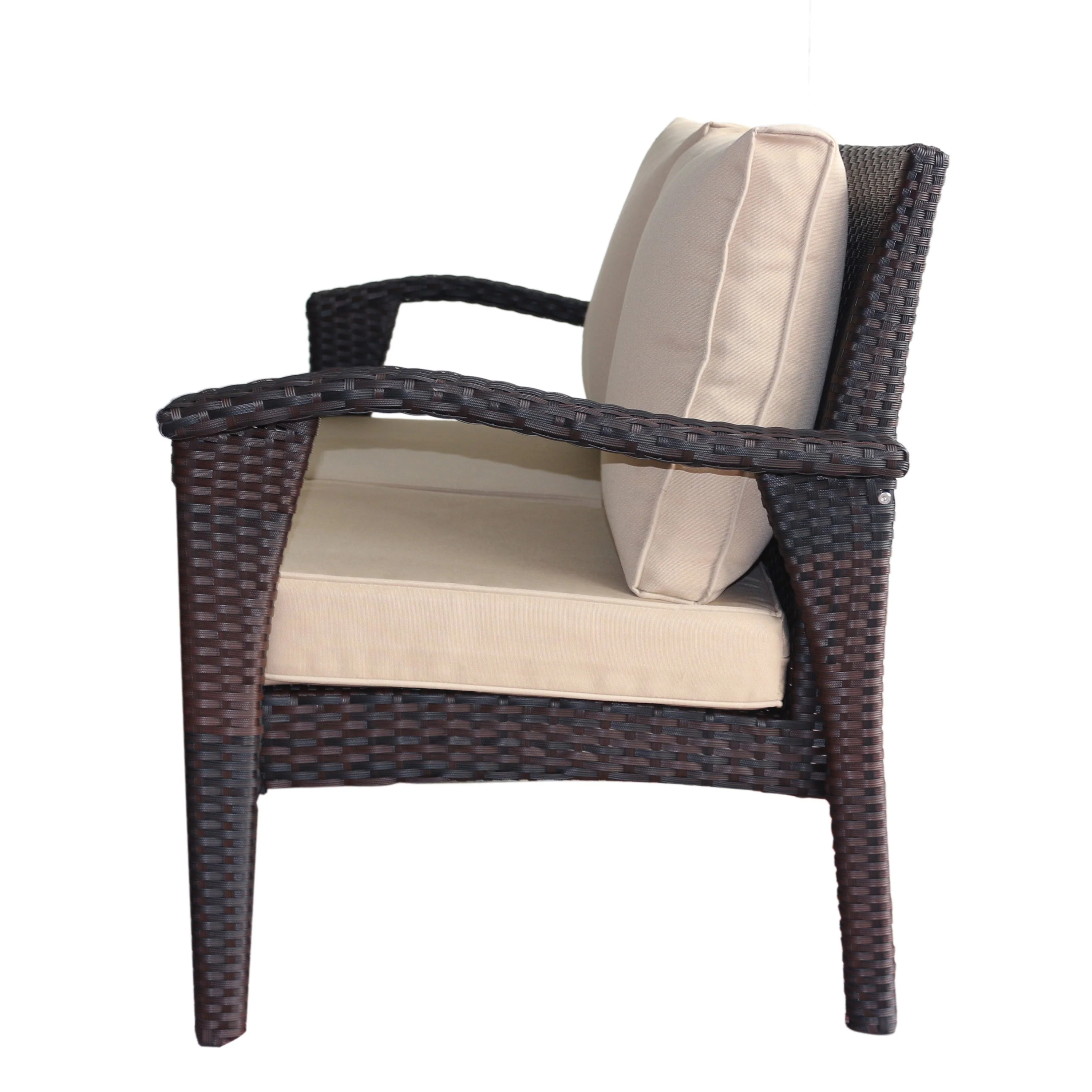 The Superior Comfort All-Weather Wicker Loveseat by Christopher Knight Home - Image 7