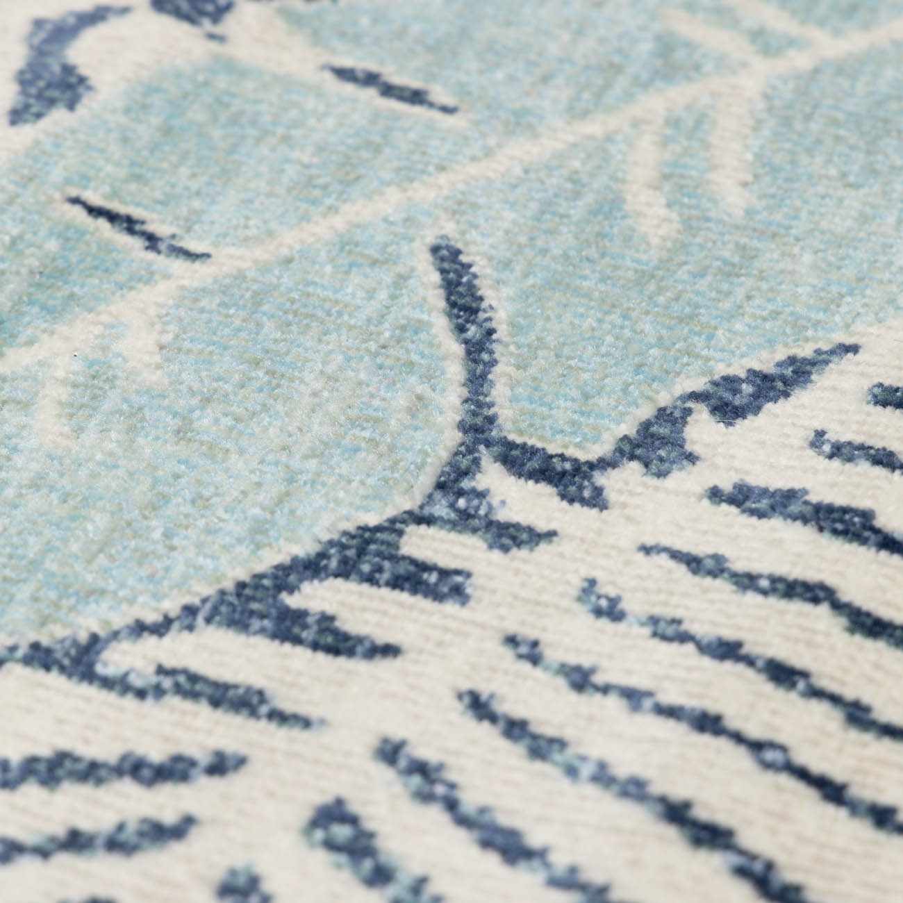 Thebarton Coastal Blue Palm Area Rug - Image 10