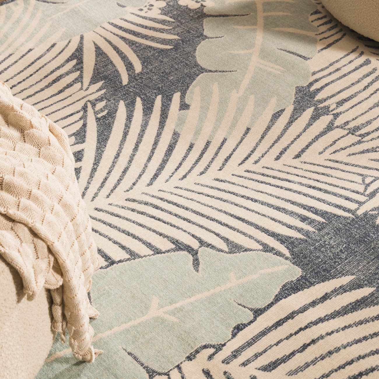 Thebarton Coastal Blue Palm Area Rug - Image 16