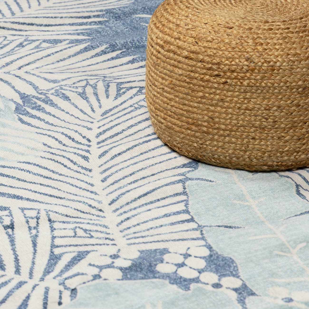 Thebarton Coastal Blue Palm Area Rug - Image 17