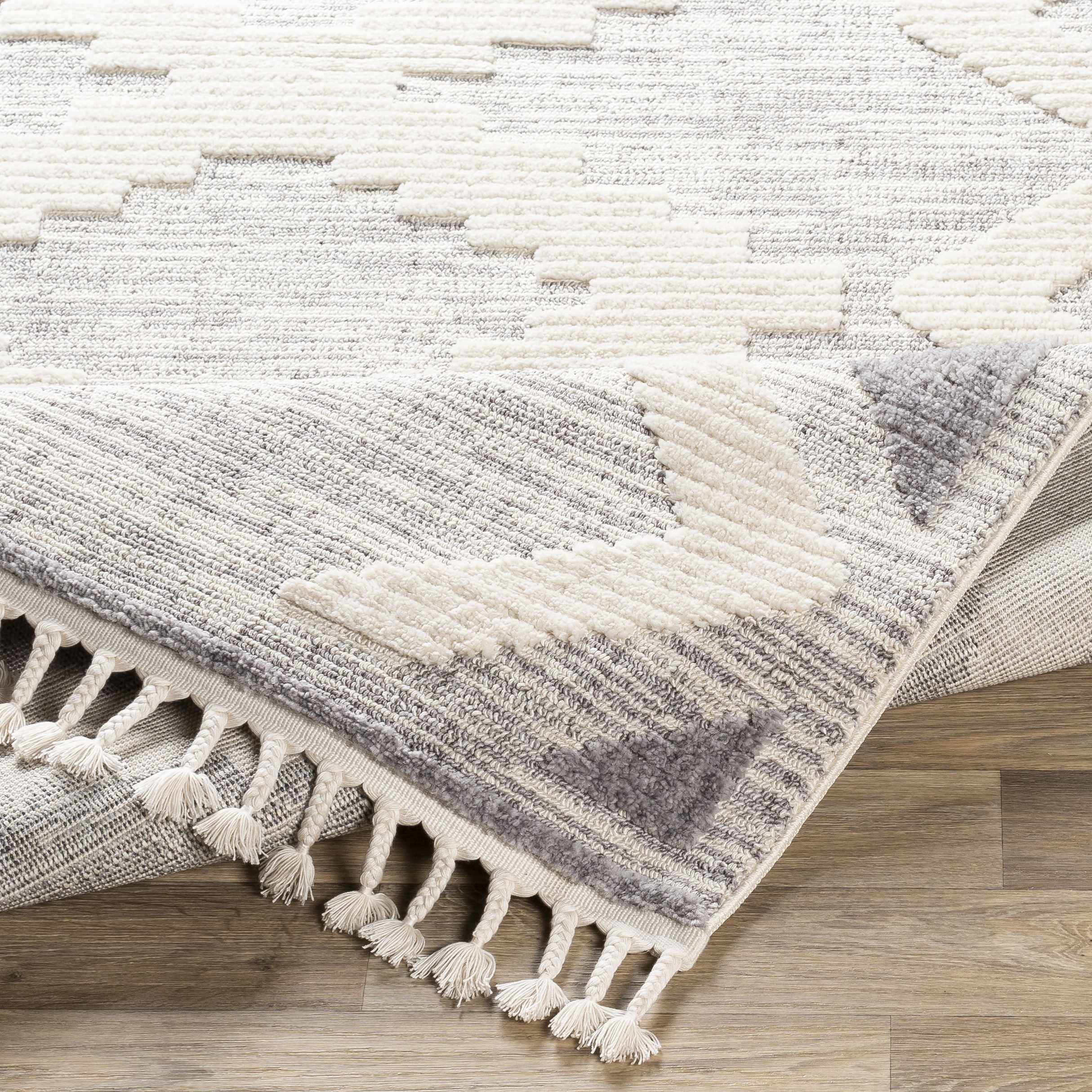 Thornburg High/Low Pile Rug with Tassels - Clearance - Image 4