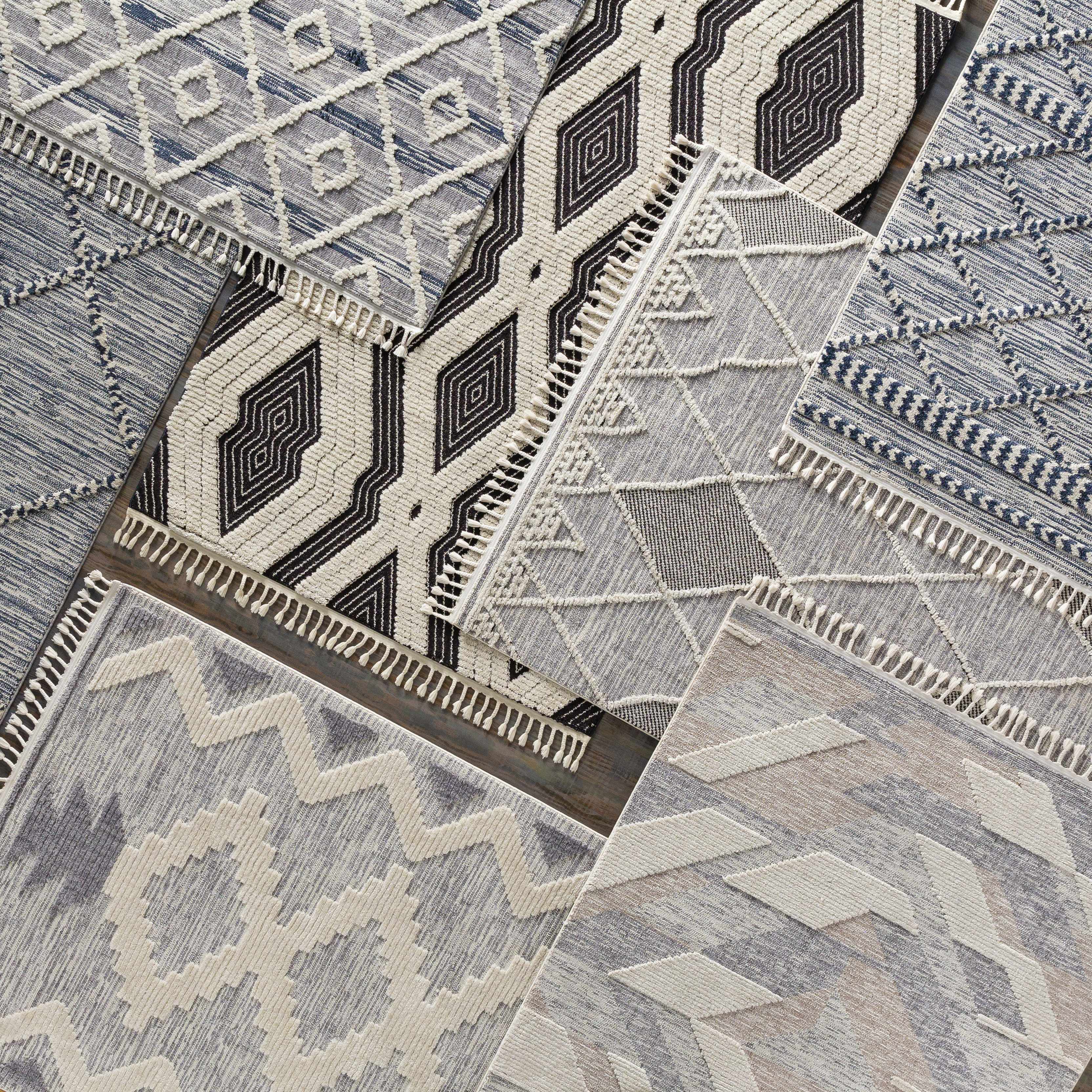Thornburg High/Low Pile Rug with Tassels - Clearance - Image 9
