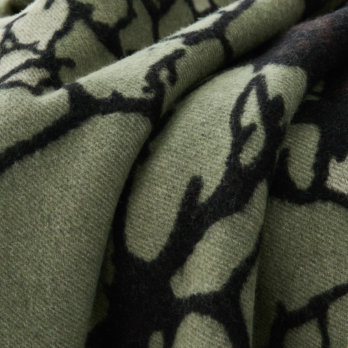 Threaded Roots Wool Throw Blanket - Image 5