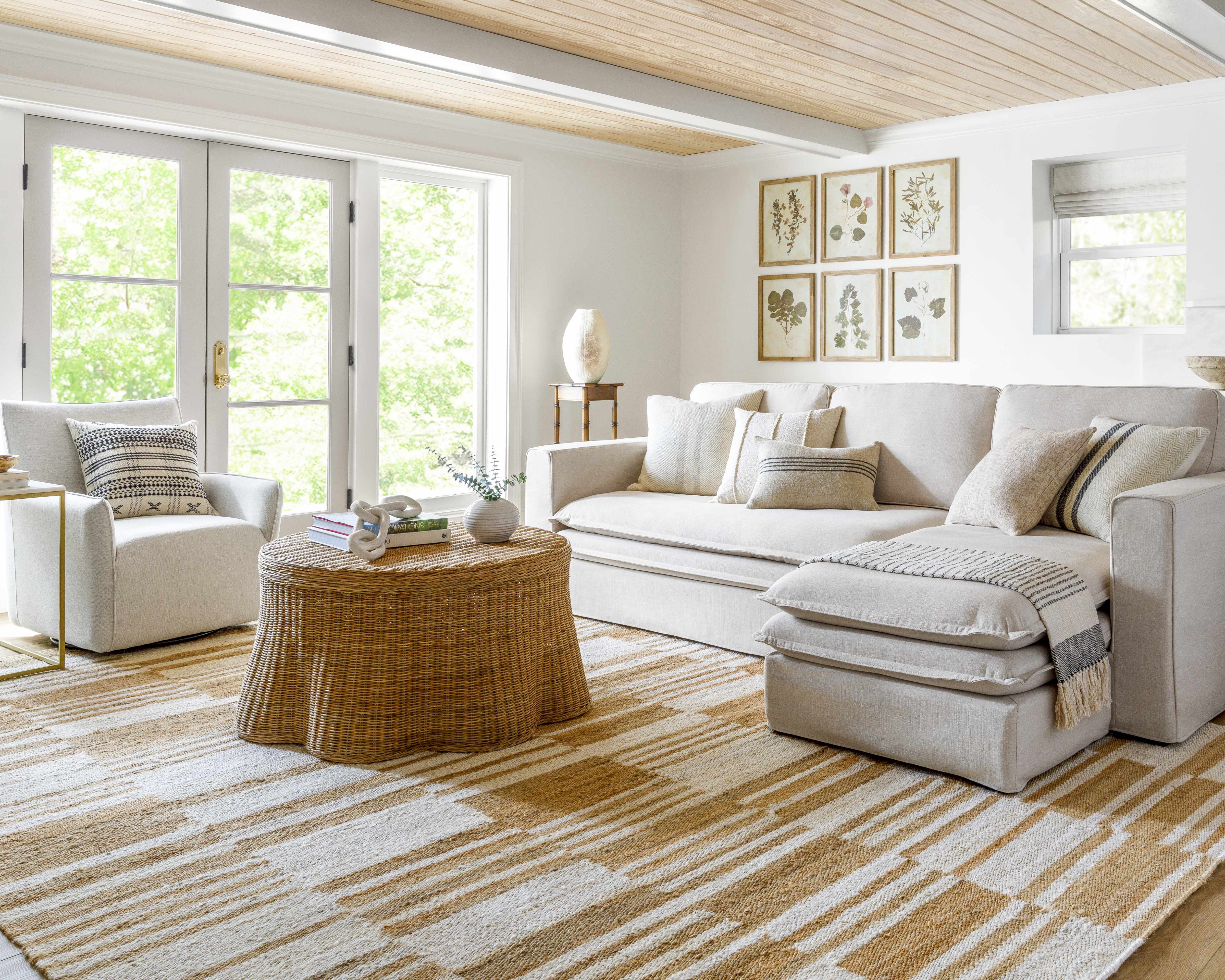 Thyra Broken-Striped Jute Rug - Image 2