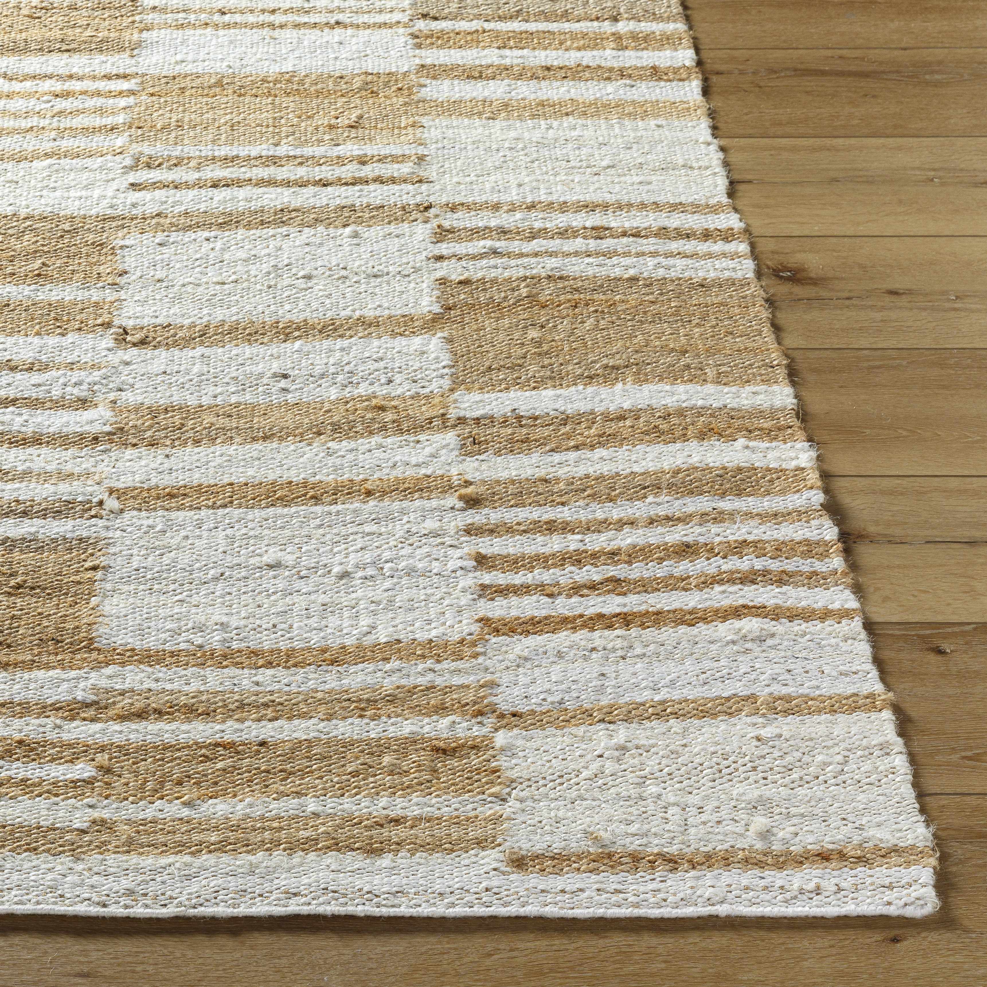 Thyra Broken-Striped Jute Rug - Image 4