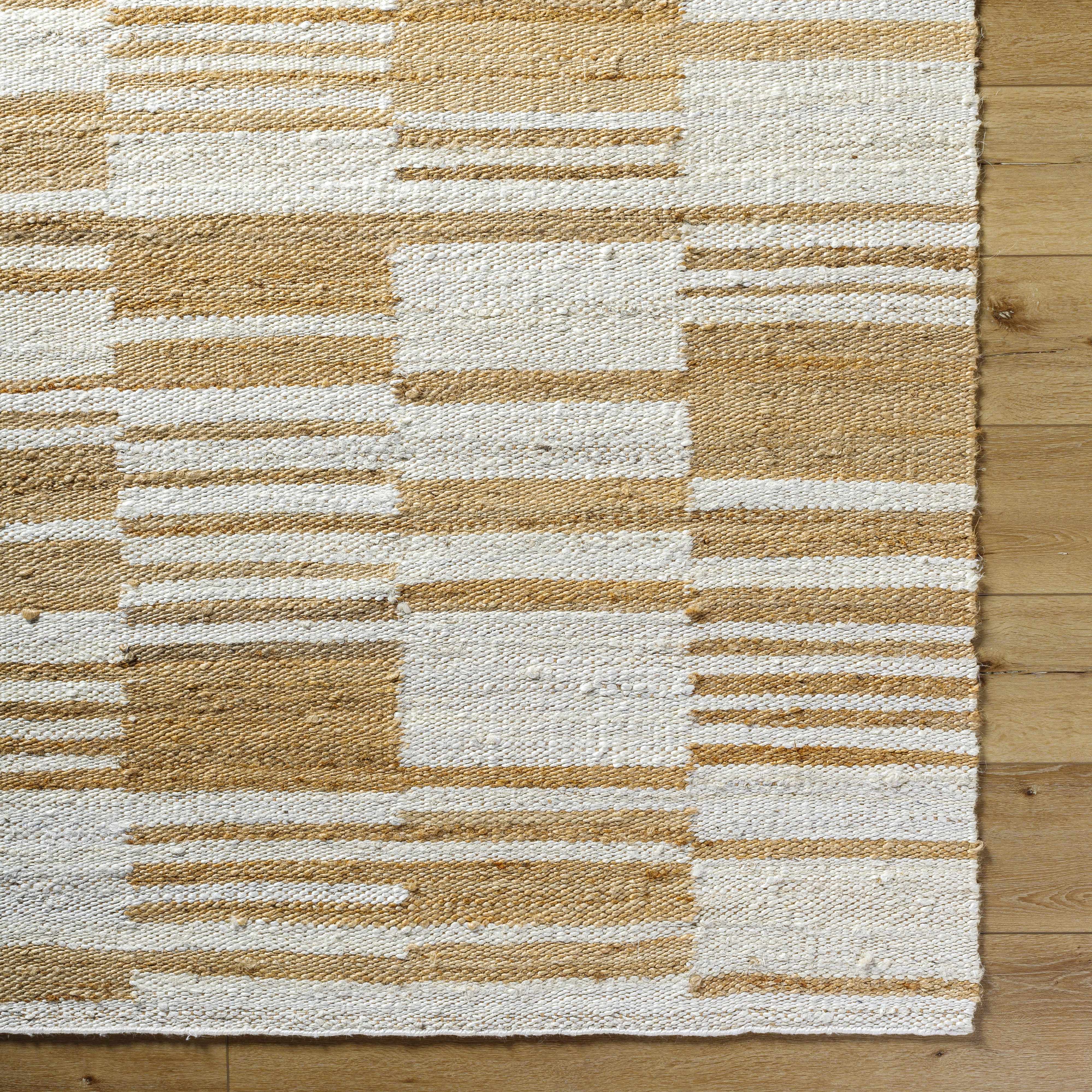 Thyra Broken-Striped Jute Rug - Image 6