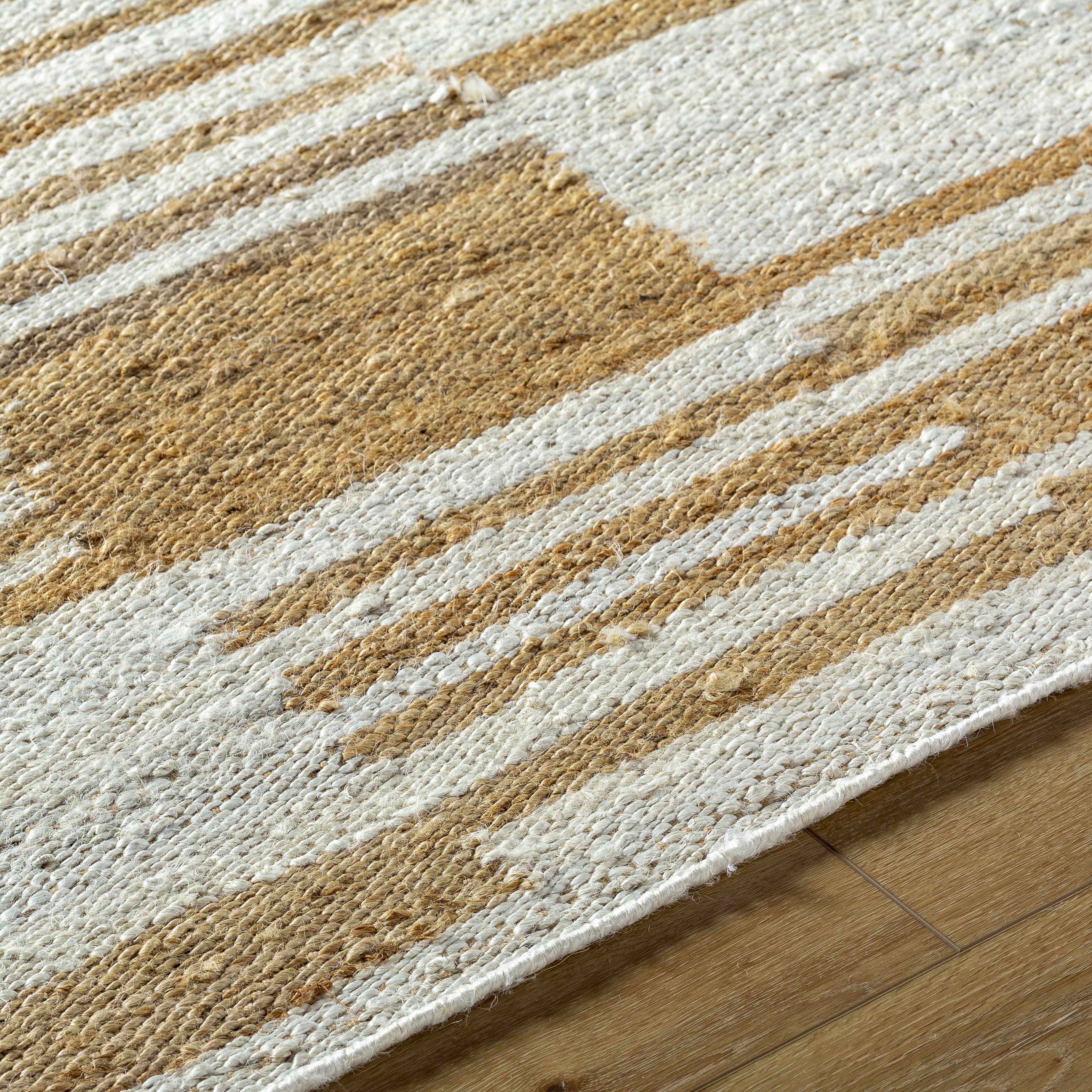 Thyra Broken-Striped Jute Rug - Image 7