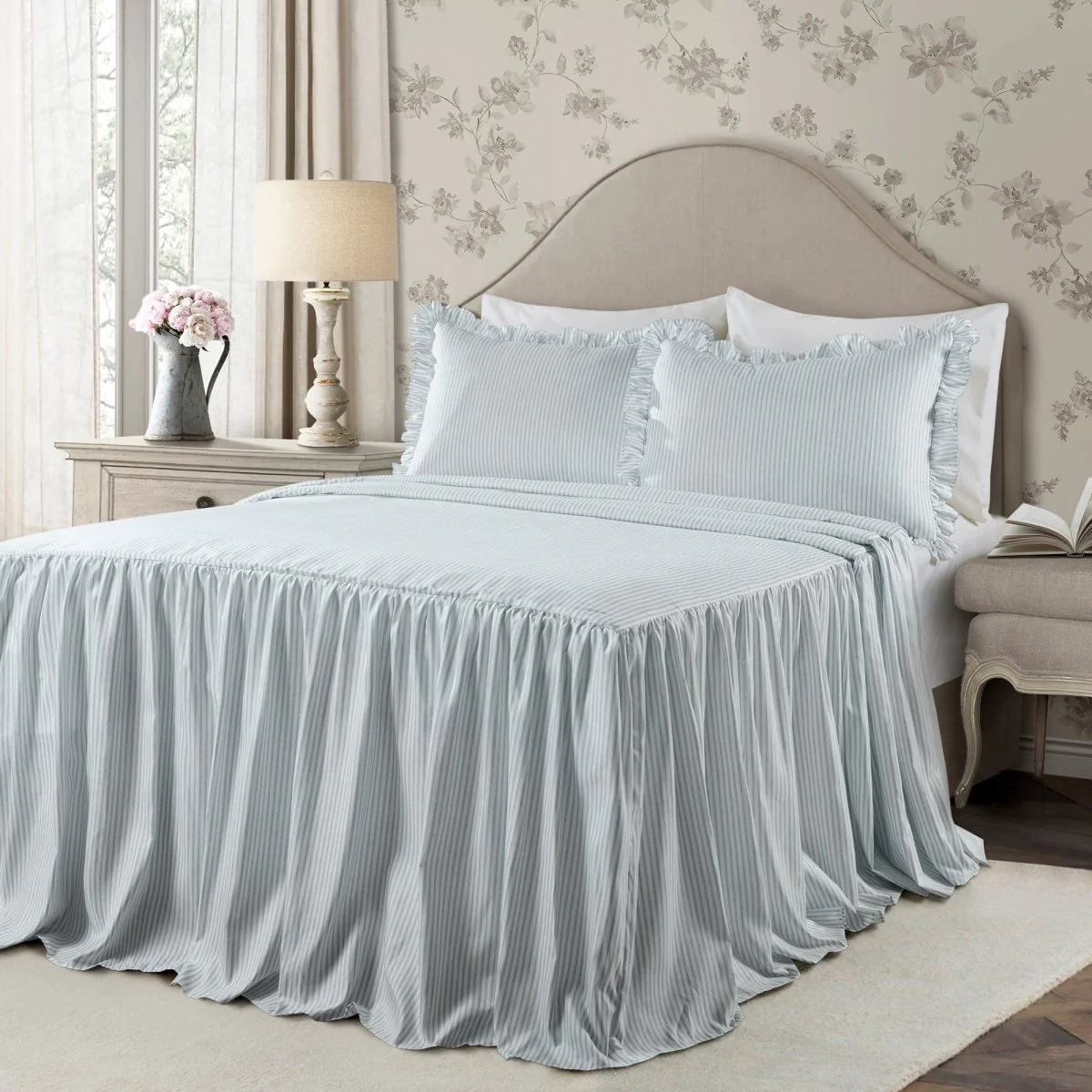 Ticking Stripe Bedspread Set - Image 10