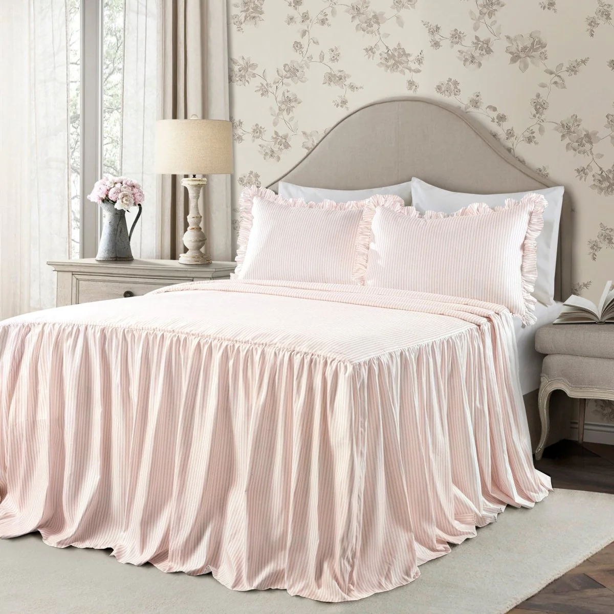 Ticking Stripe Bedspread Set - Image 12