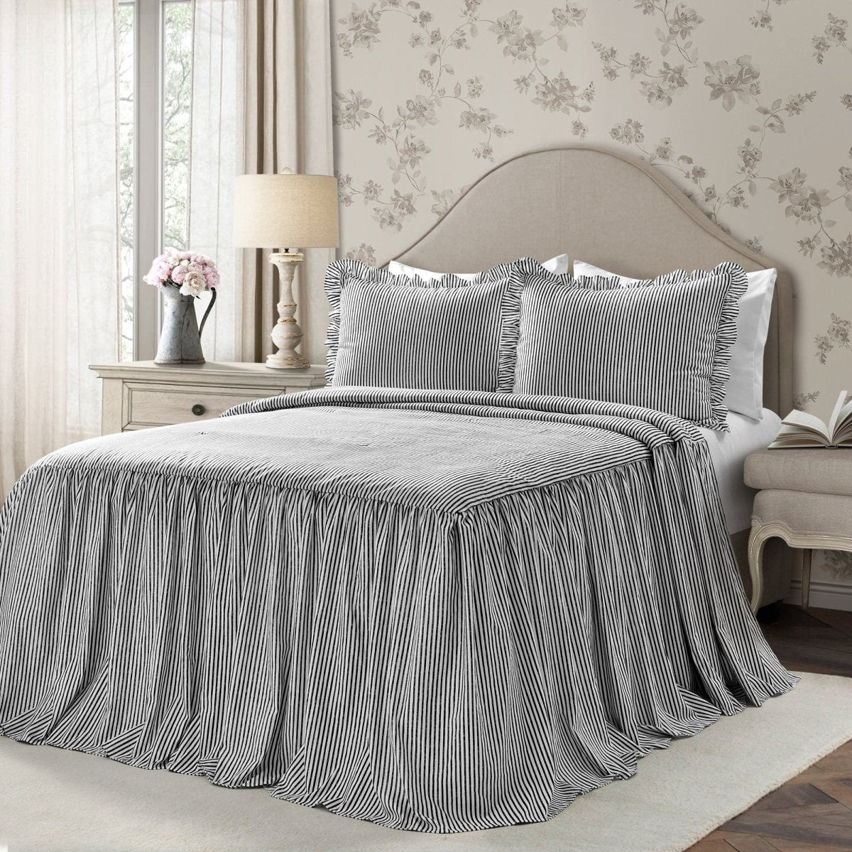 Ticking Stripe Bedspread Set - Image 8