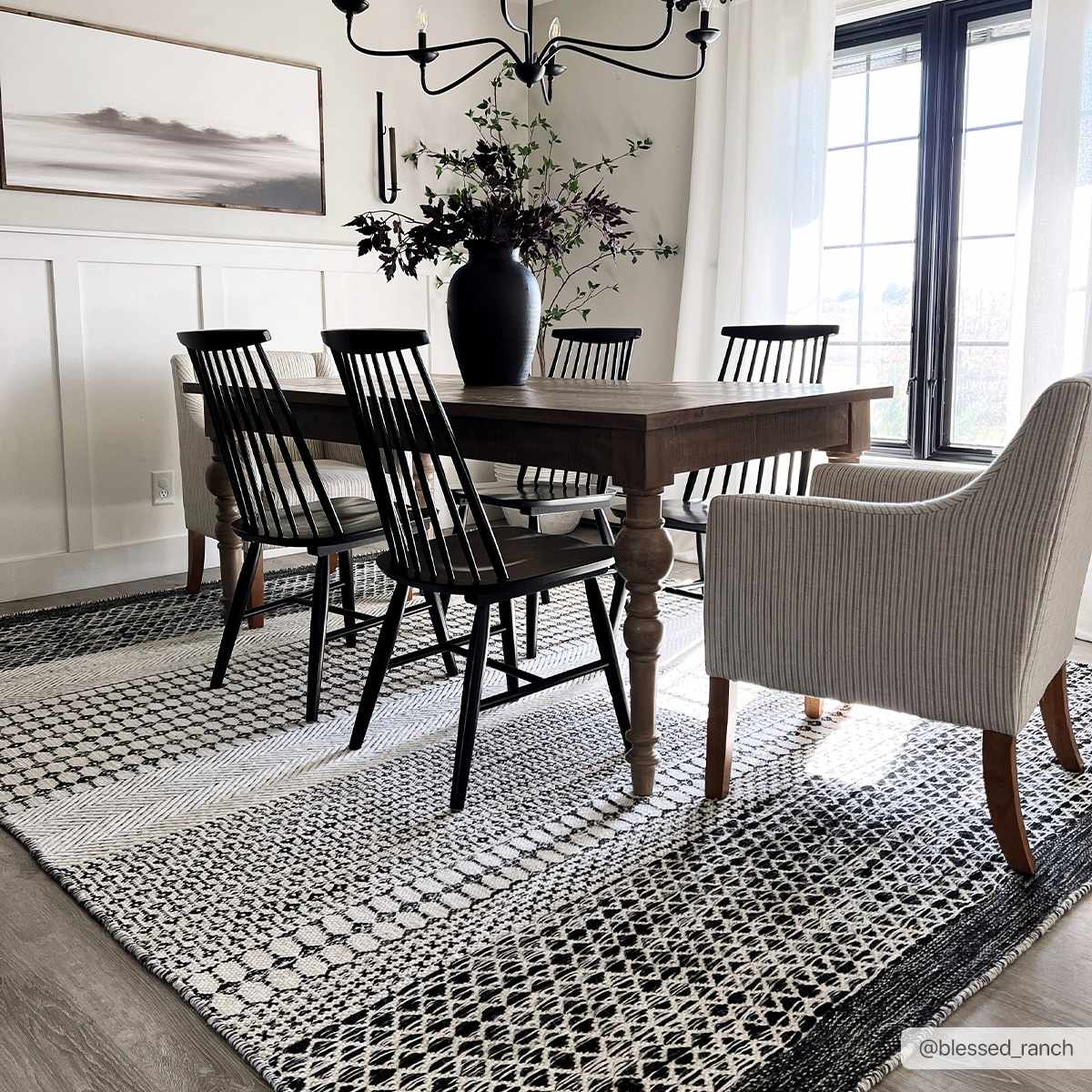 Tideswell Scandi Boho Wool Carpet - Image 2