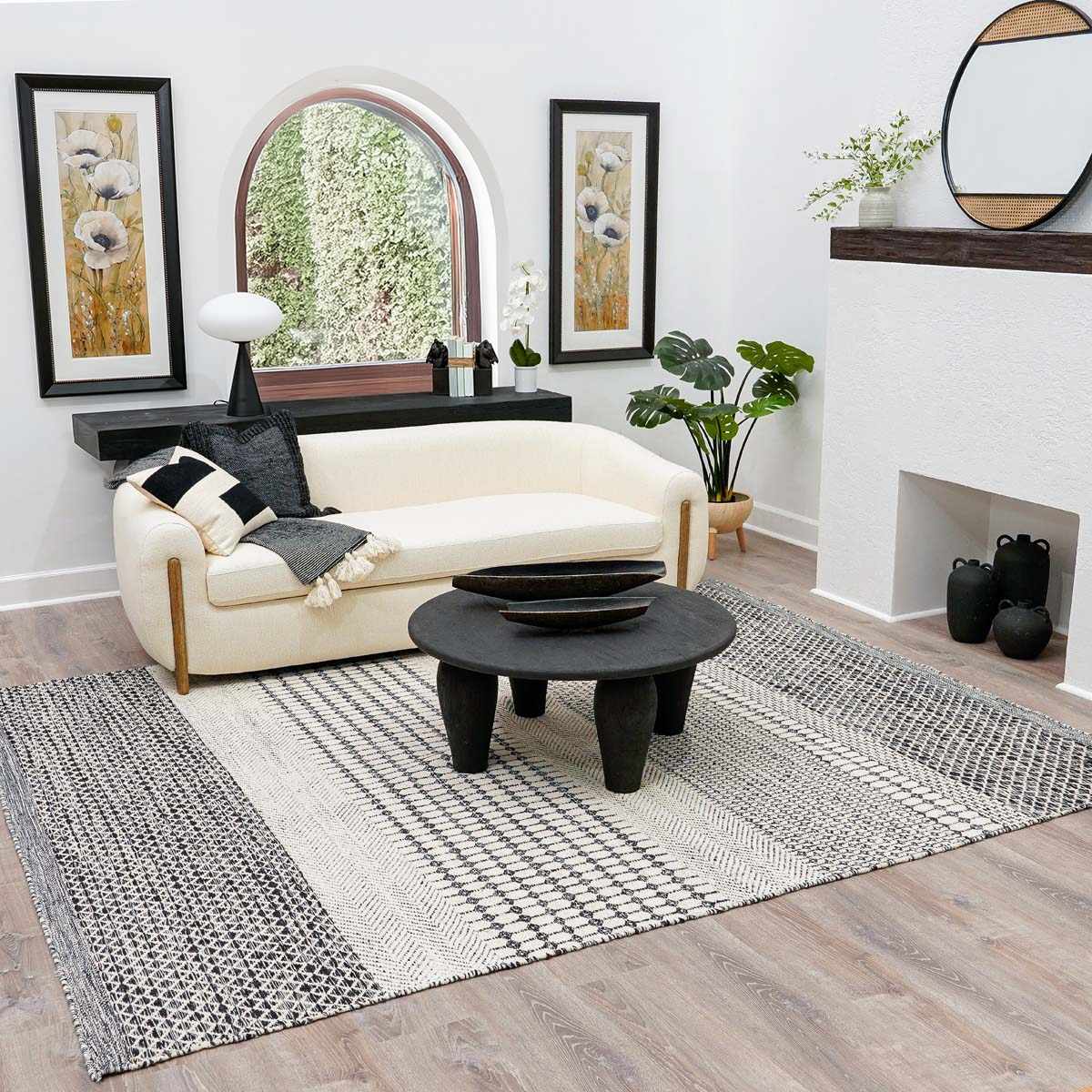 Tideswell Scandi Boho Wool Carpet - Image 6