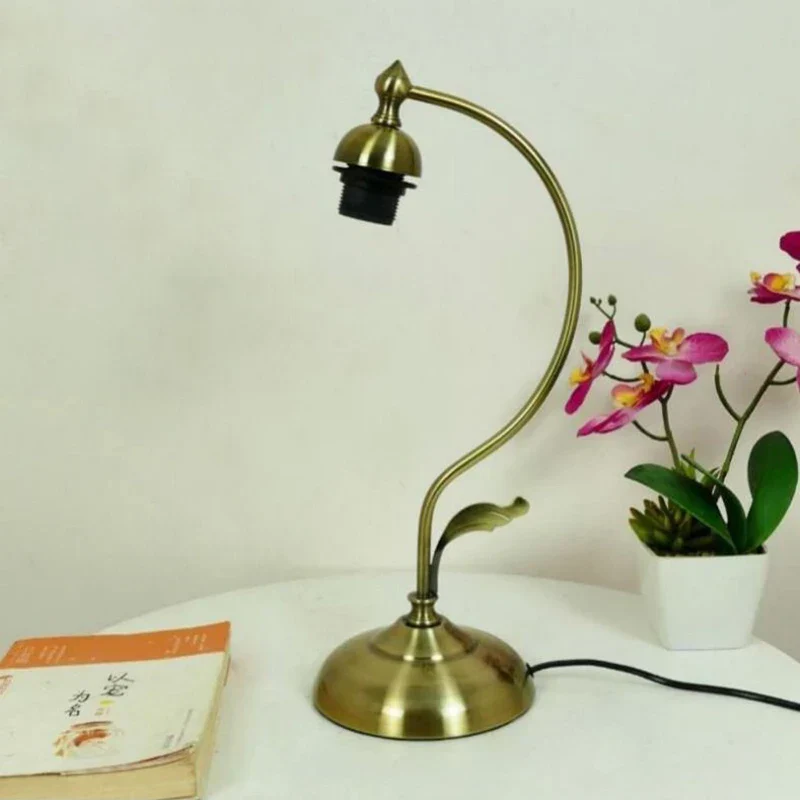 Tiffany Style LED Table Lamp Bedside Bedroom Decorative European E27 Lighting - Image 5
