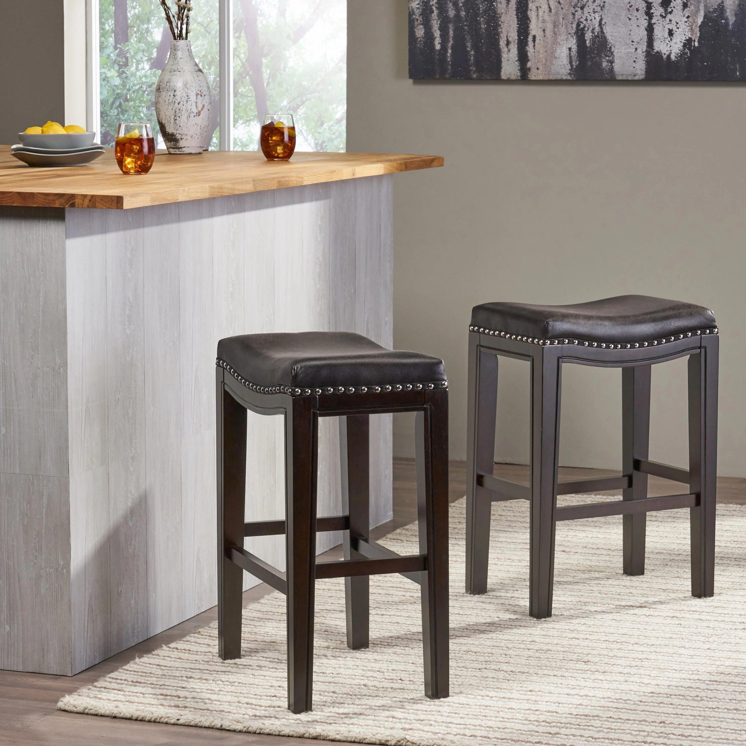 Tiffin Studded Counter Stool MP2 (Set of 2) - Image 3
