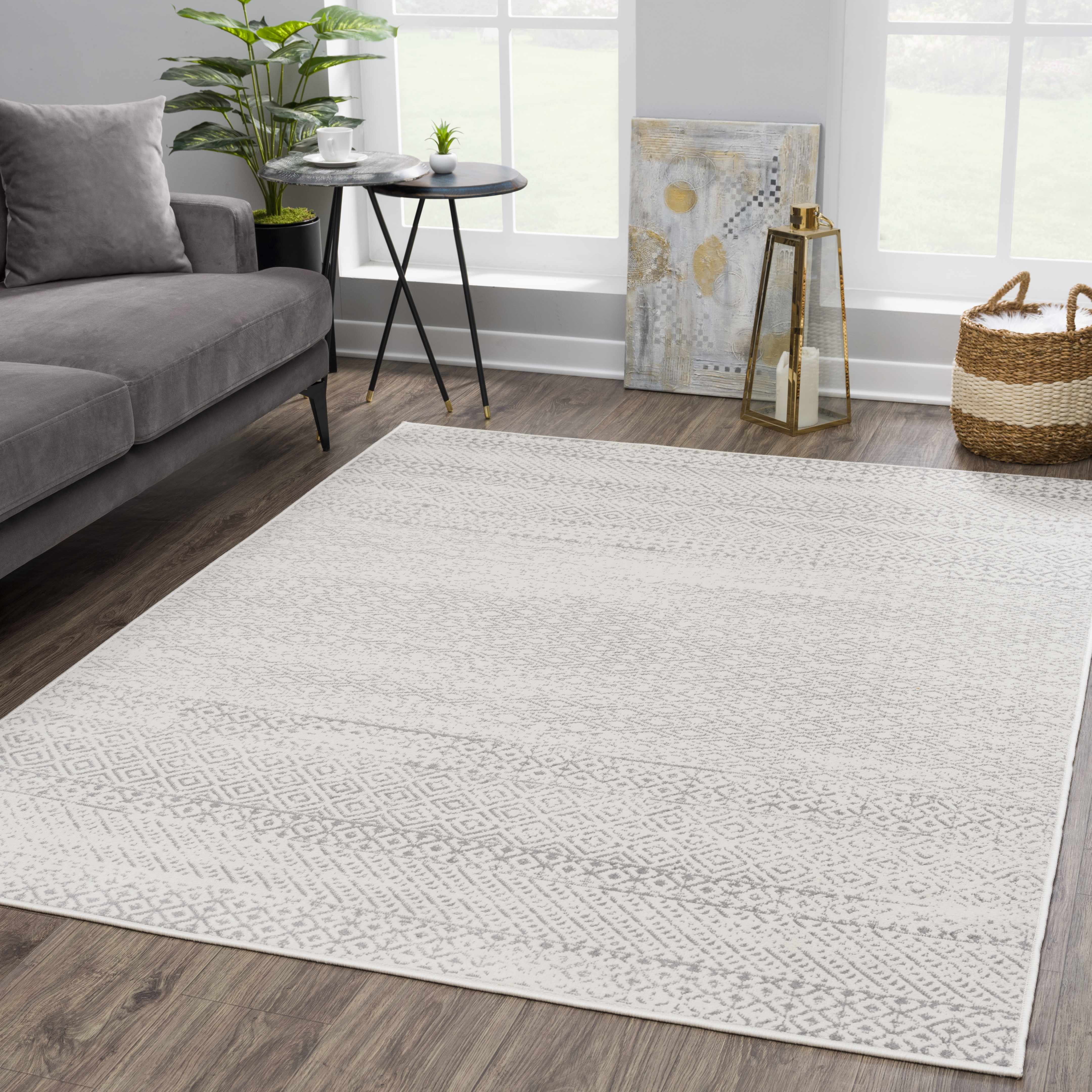 Tigri Aztec Ivory & Gray 2317 Area Rug - Clearance - Image 2