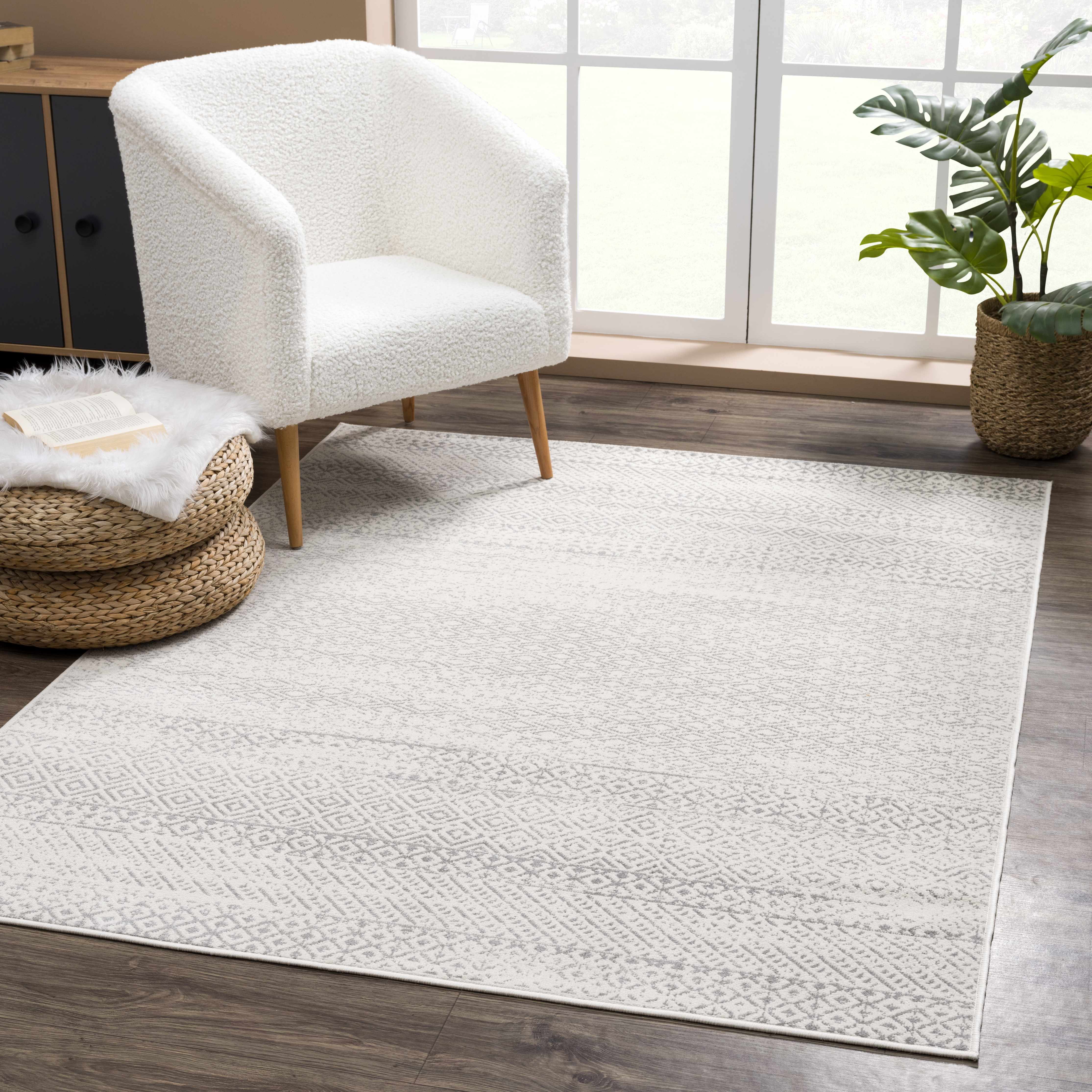Tigri Aztec Ivory & Gray 2317 Area Rug - Clearance - Image 3