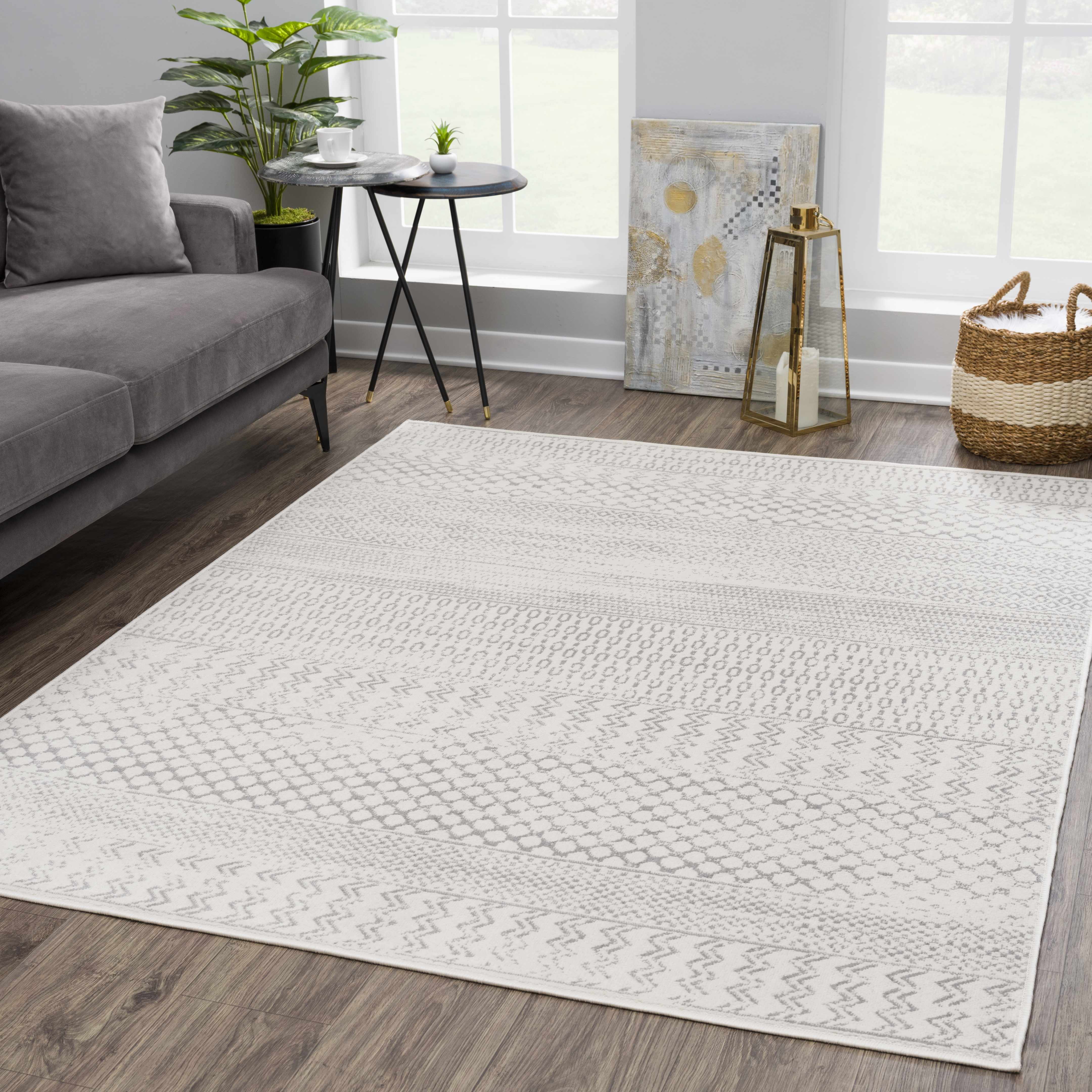 Tigri Aztec Ivory & Gray 2318 Area Rug - Clearance - Image 2