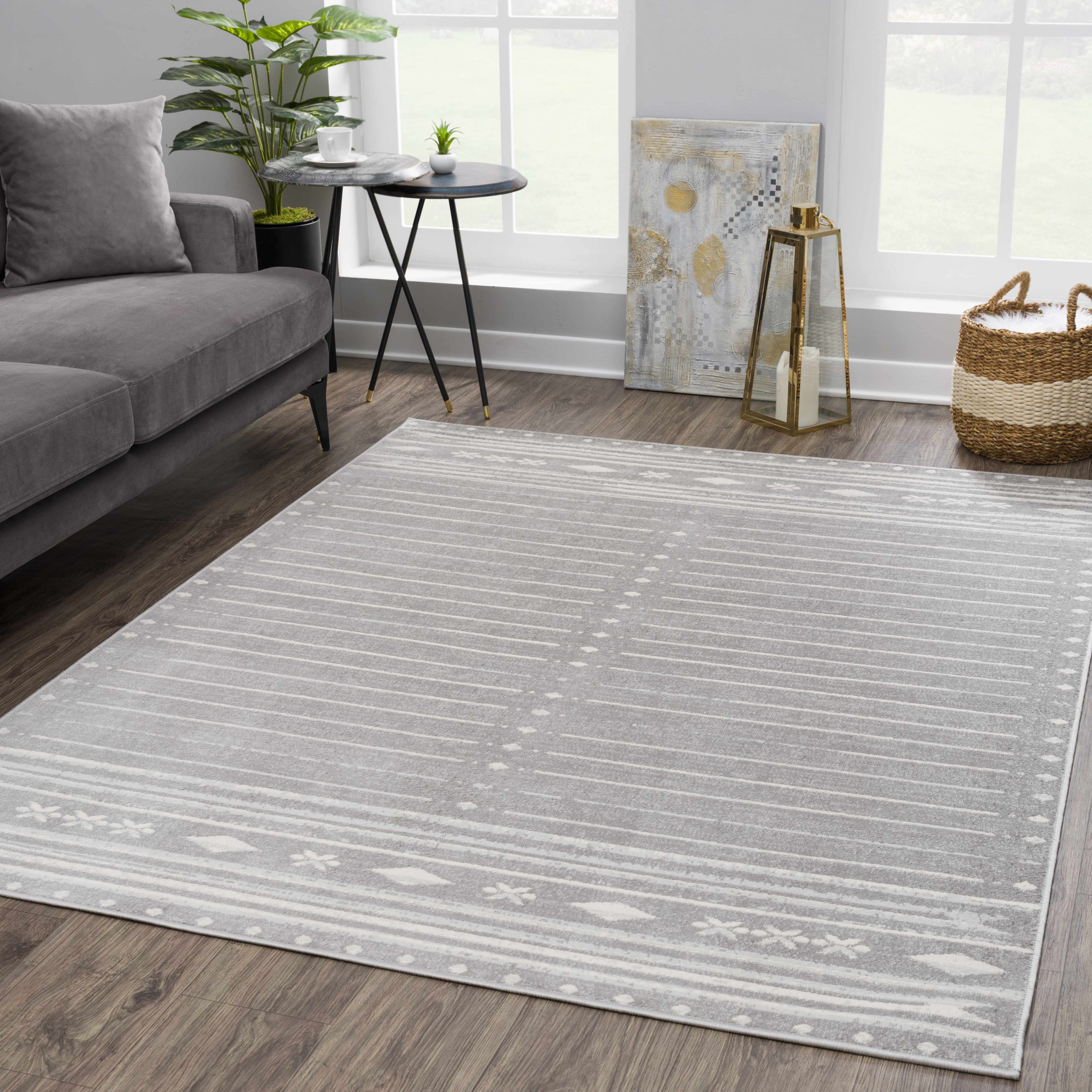 Tigri Aztec Ivory & Gray 2324 Area Rug - Clearance - Image 2