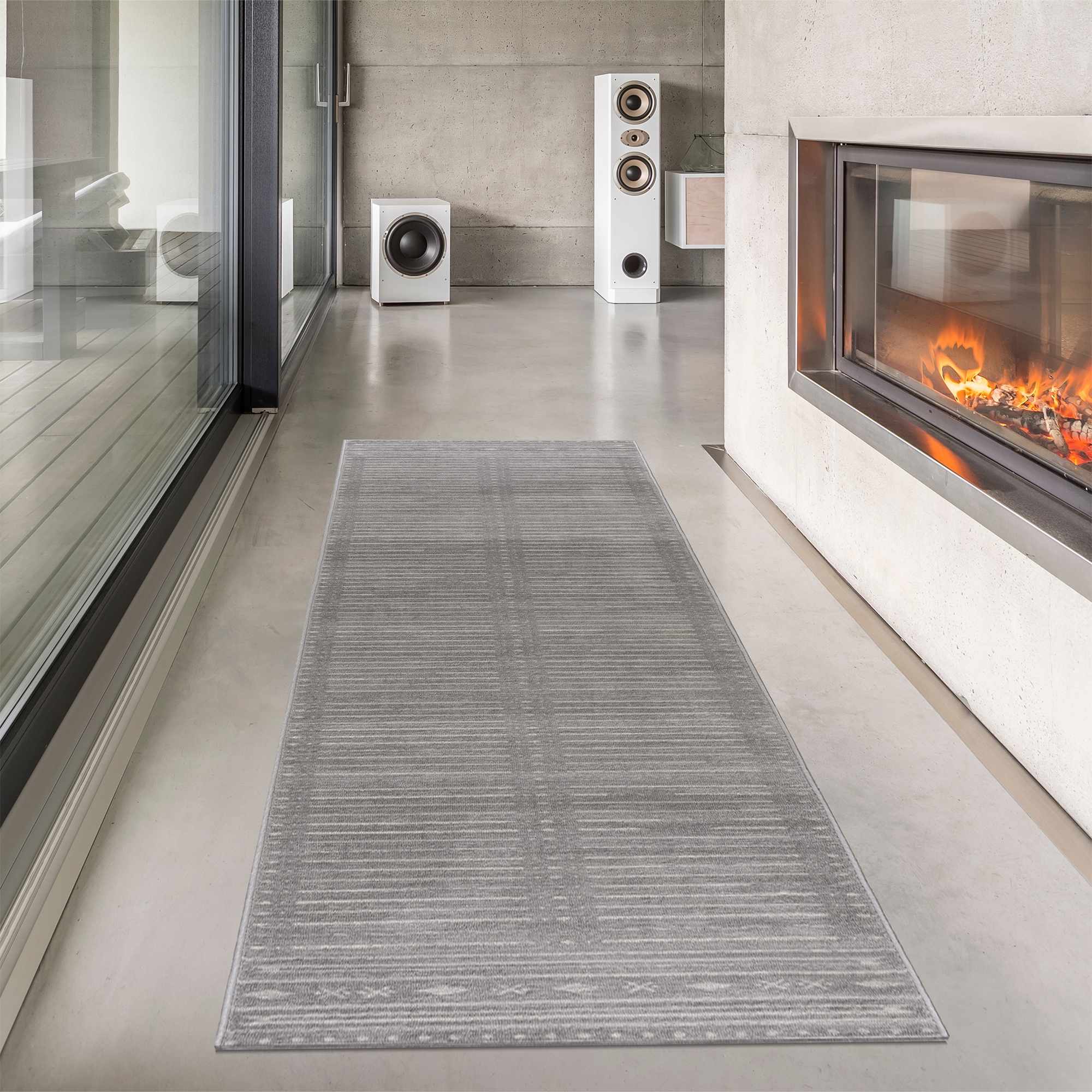 Tigri Aztec Ivory & Gray 2324 Area Rug - Clearance - Image 4
