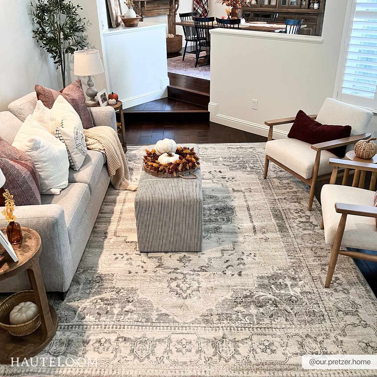 Tigried Ivory & Gray 2315 Area Rug - Clearance - Image 2