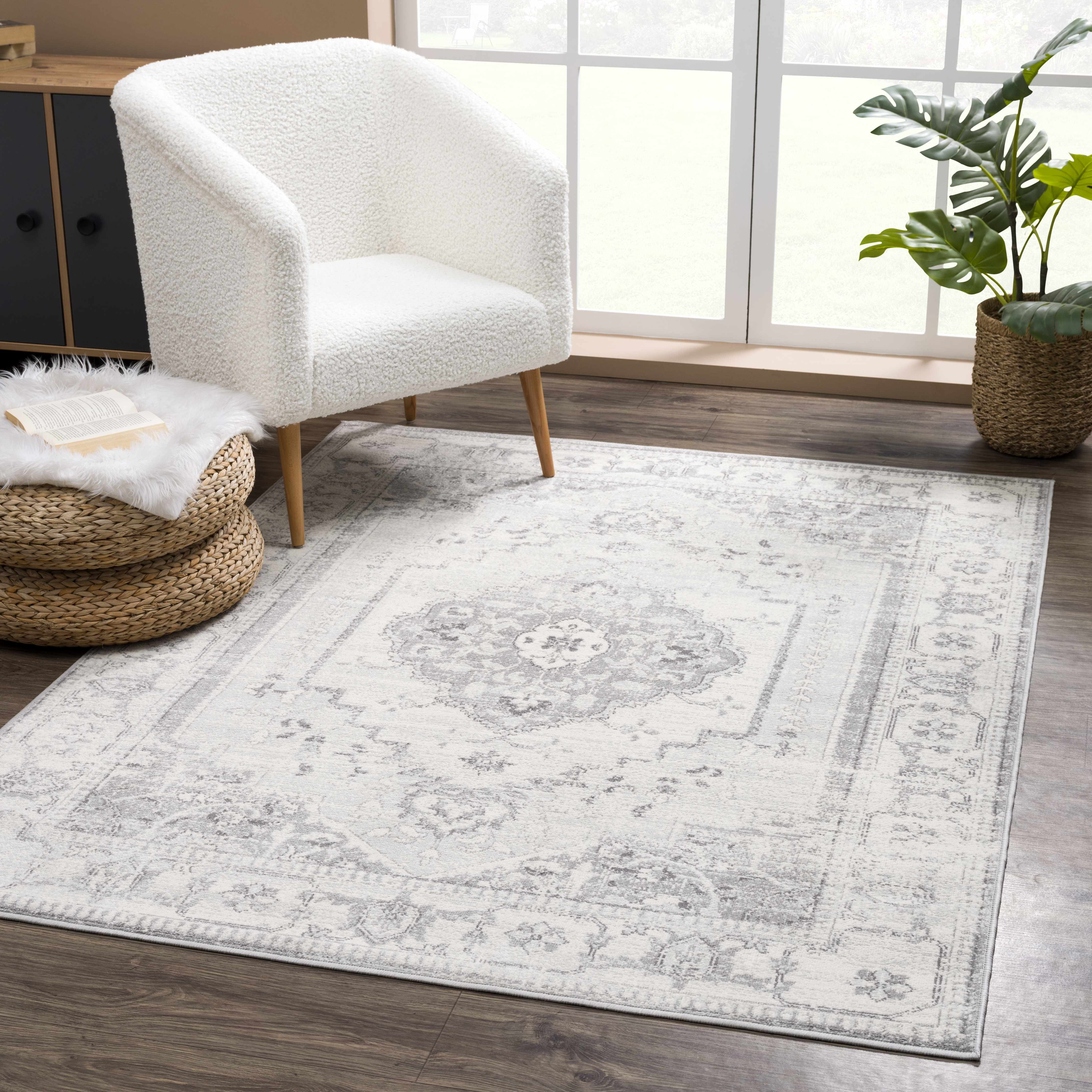 Tigried Ivory & Gray 2315 Area Rug - Clearance - Image 3