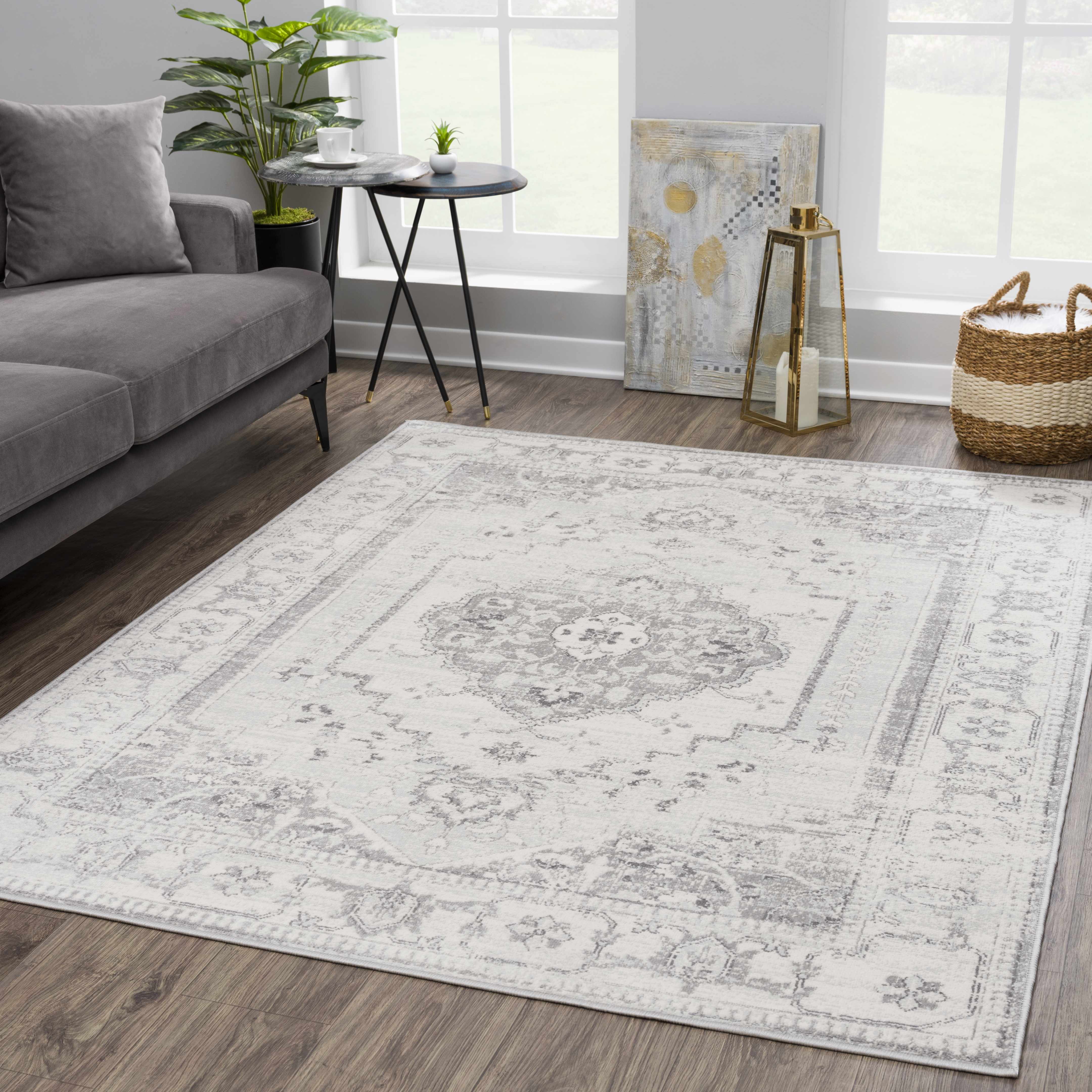 Tigried Ivory & Gray 2315 Area Rug - Clearance - Image 4